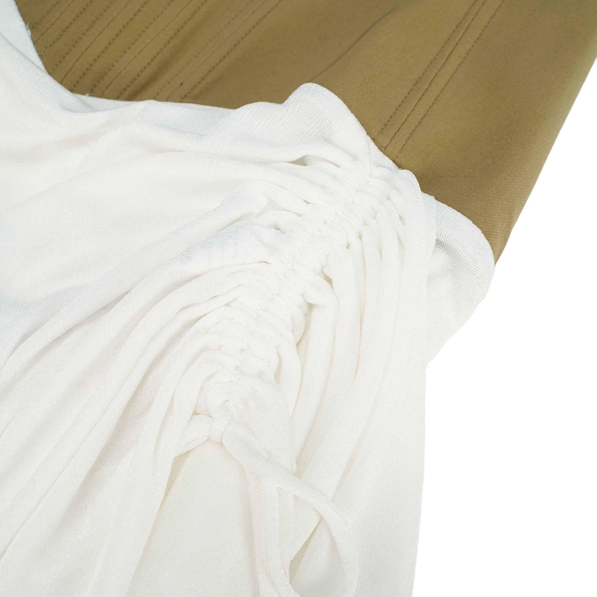 Yasmine Brown Bustier Panel Mini Dress