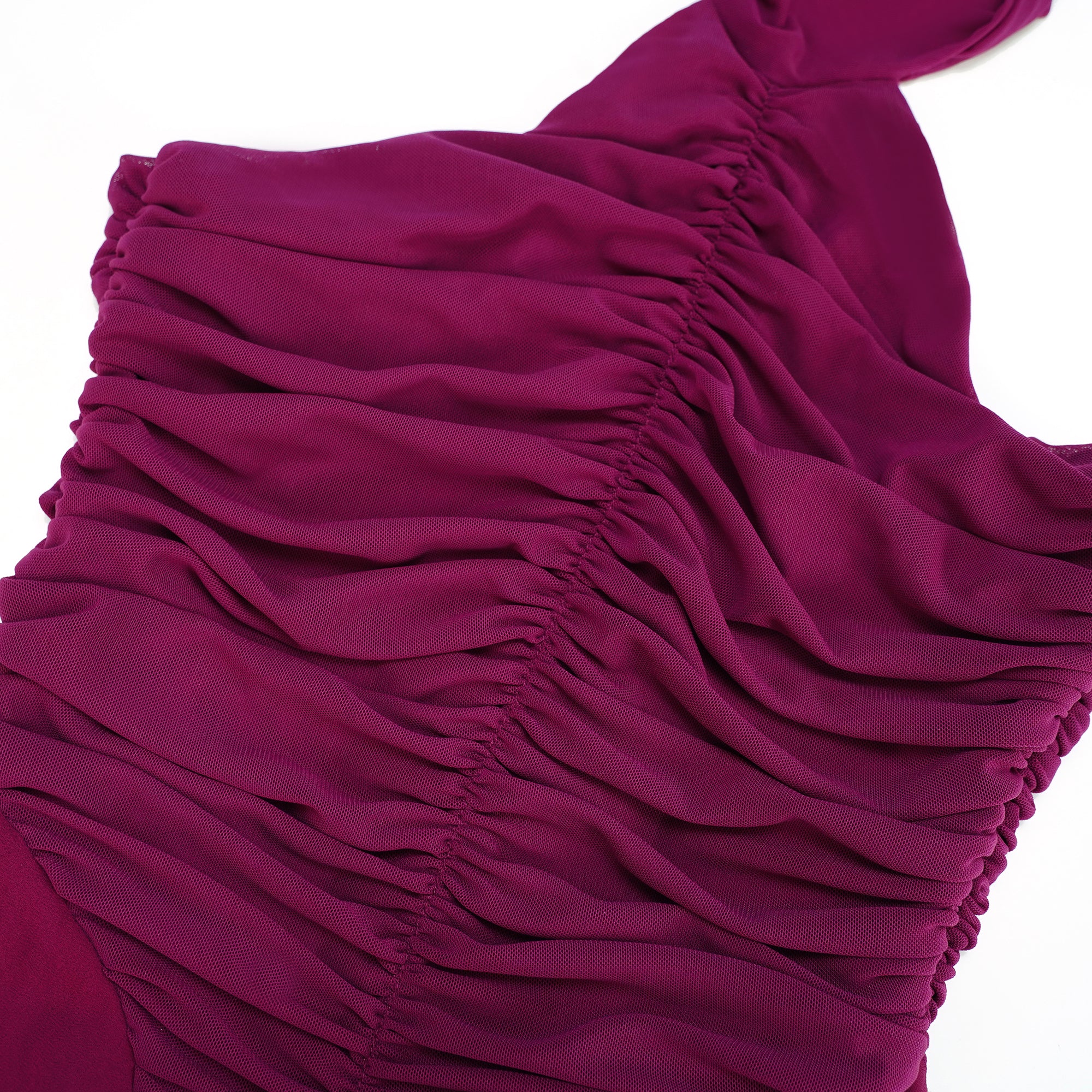 طقم تنورة وتنورة من التول المكشكش محايد من Pénombre