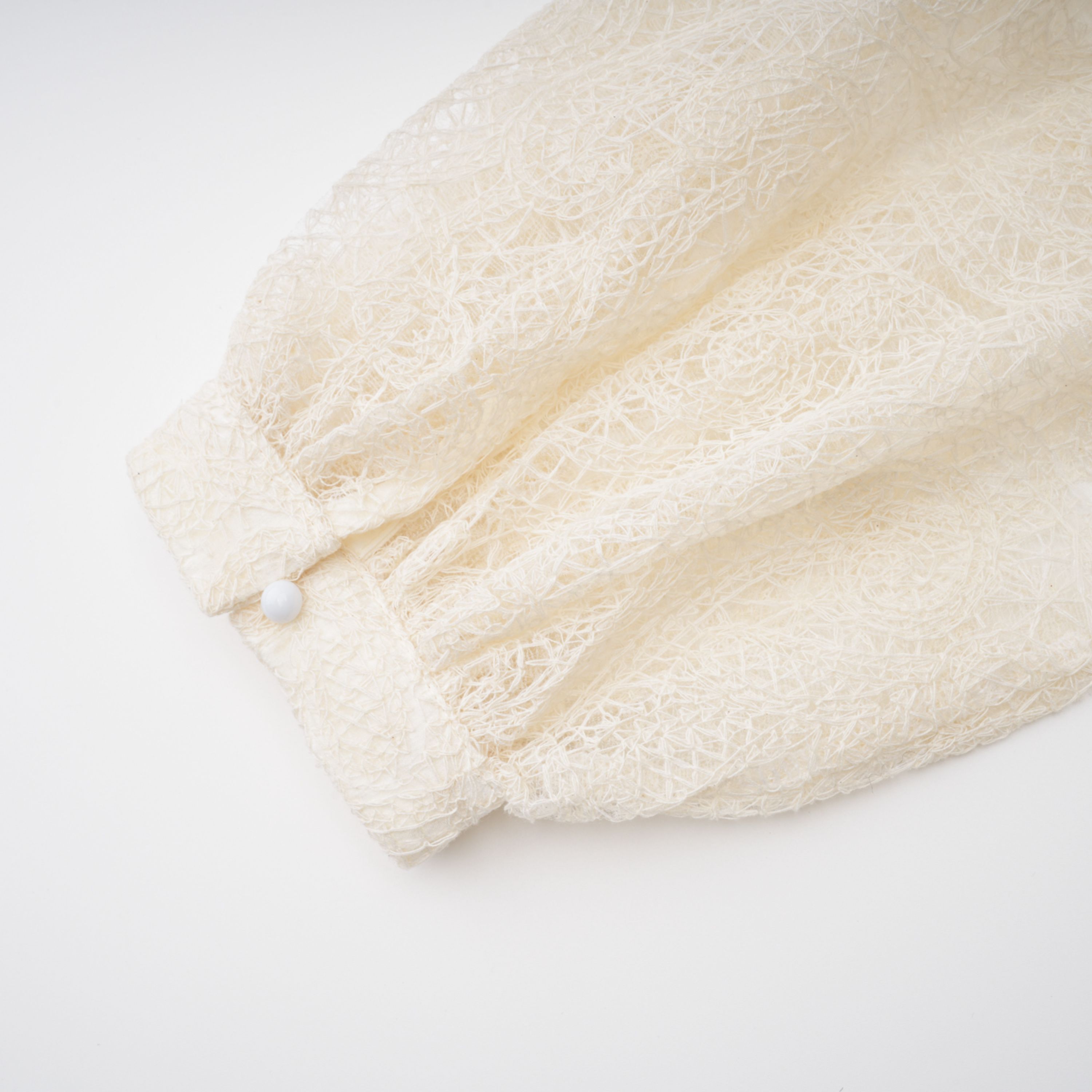 White Lace Blouse & Skirt Set