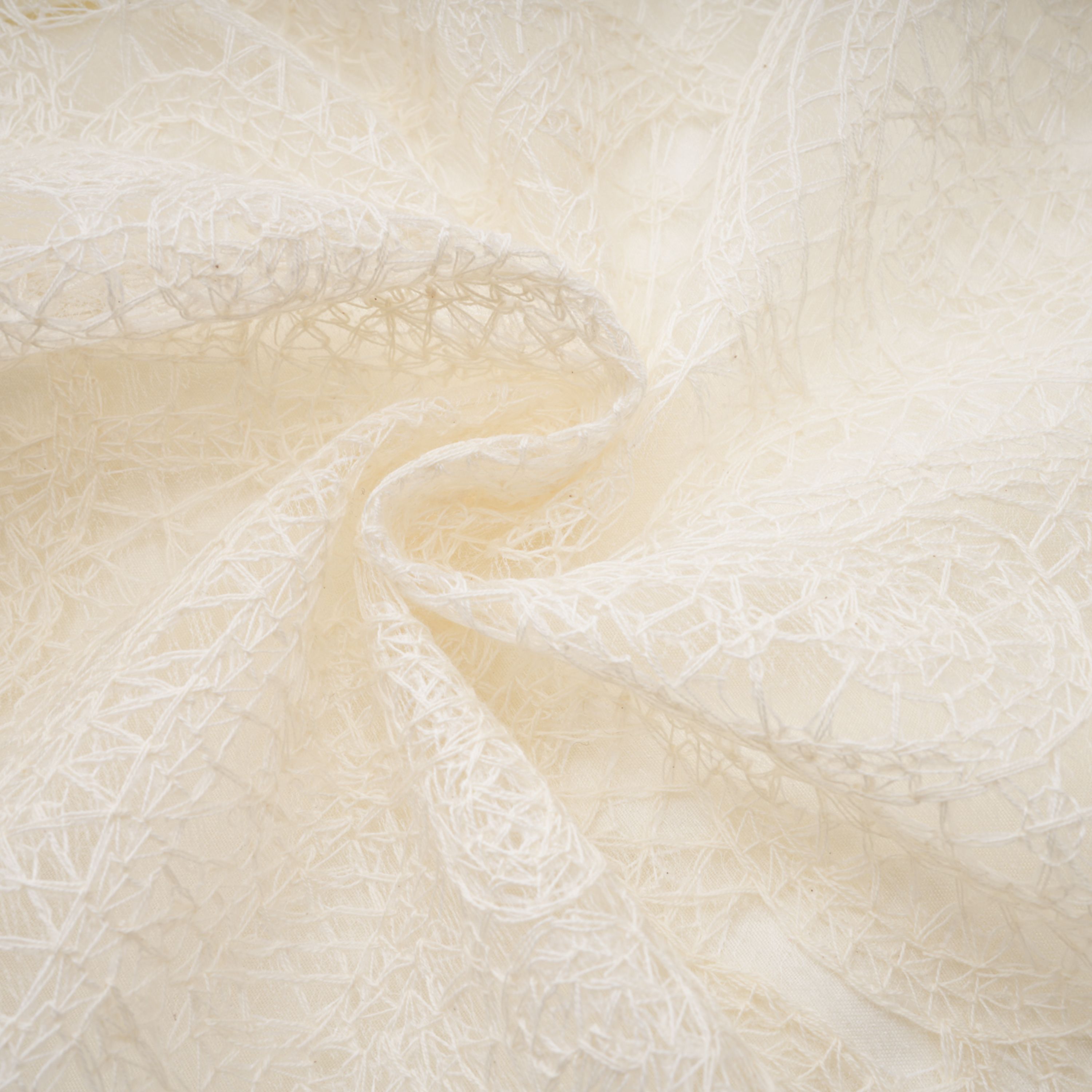 White Lace Blouse & Skirt Set