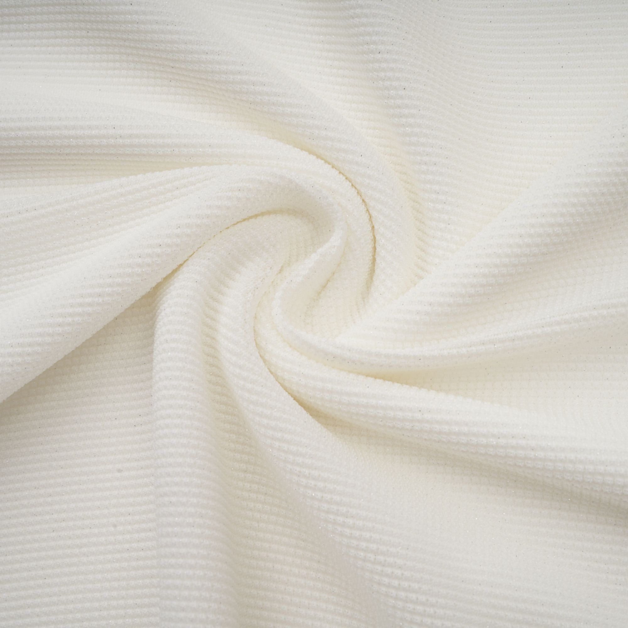 Wanda – Weißes Maxikleid aus Strick mit glitzernden Blumenapplikationen