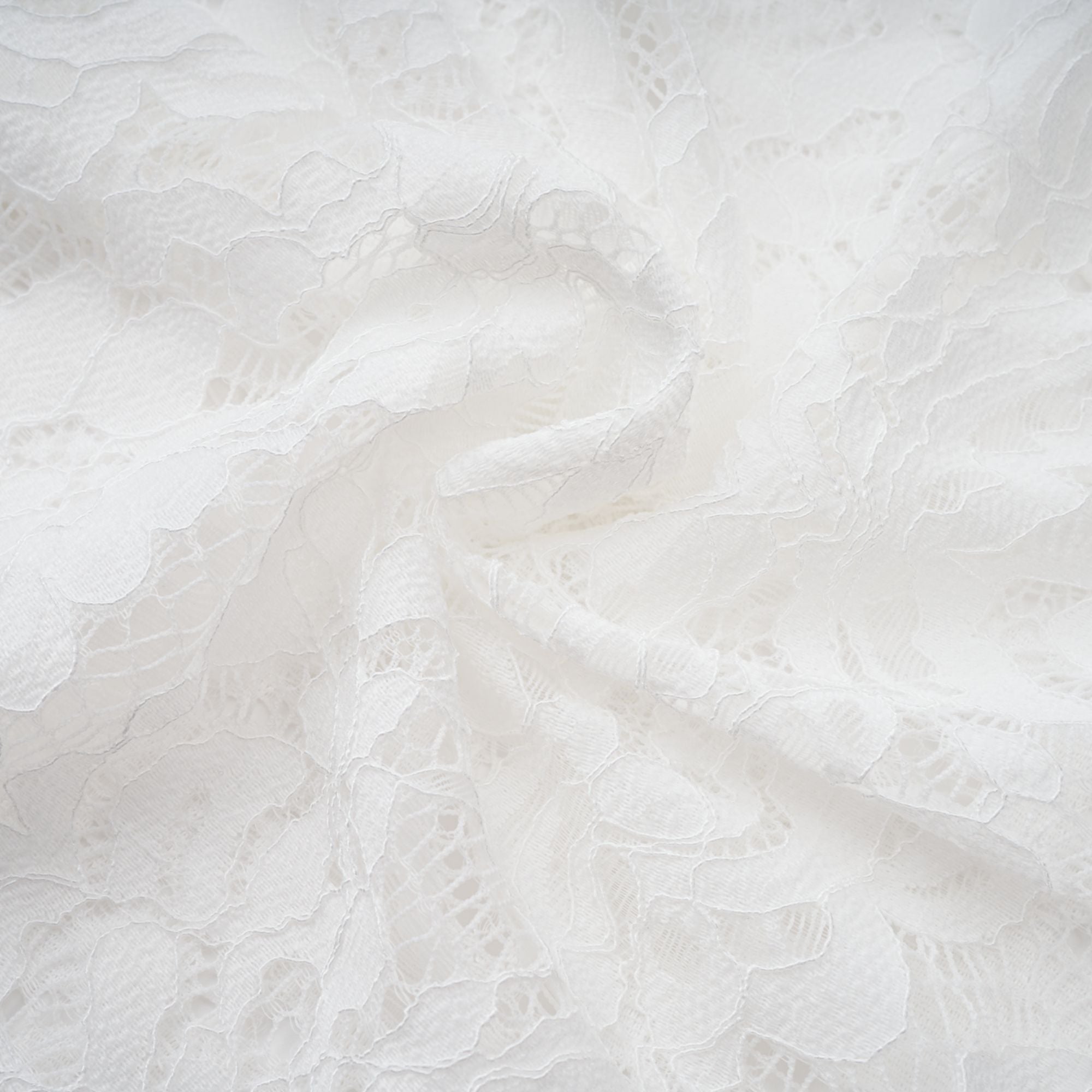 Abbie, weißes Bustier-Maxikleid mit Blumenspitze