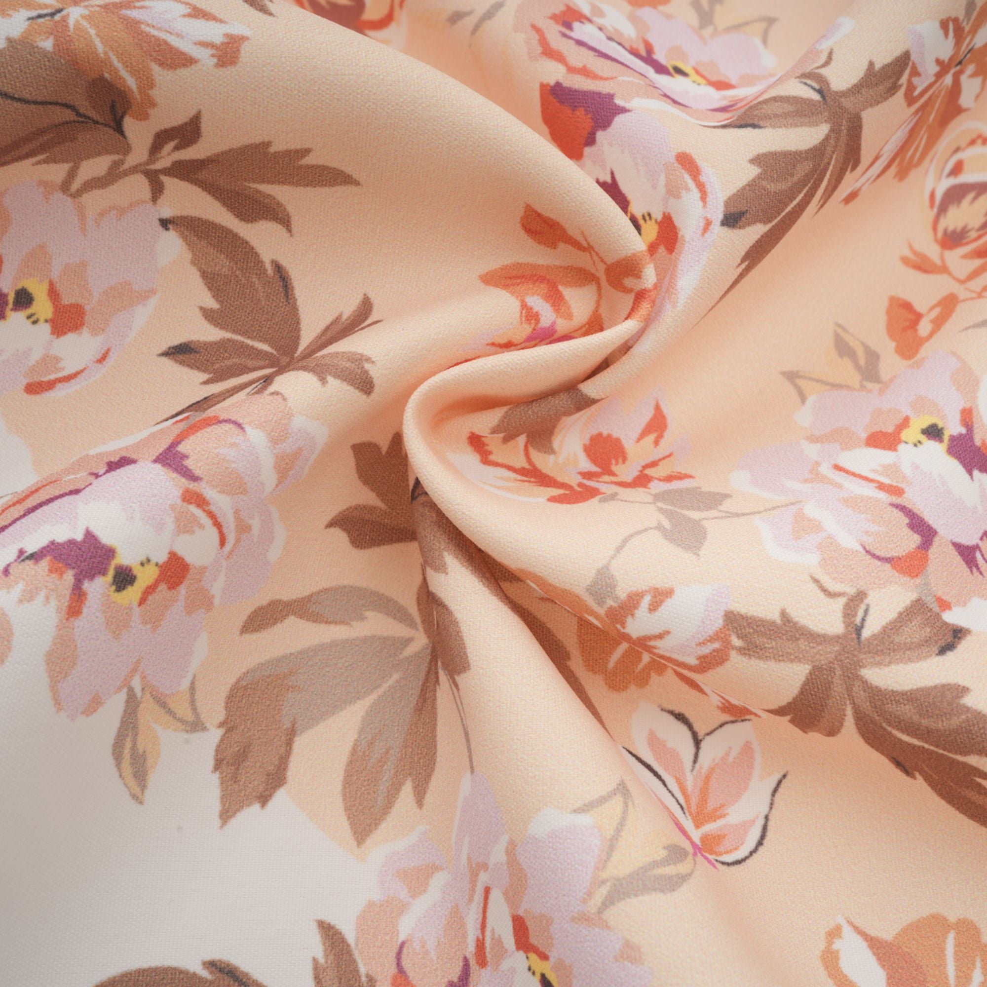 فستان أليزيه قصير مطوي بطبعة زهور صفراء