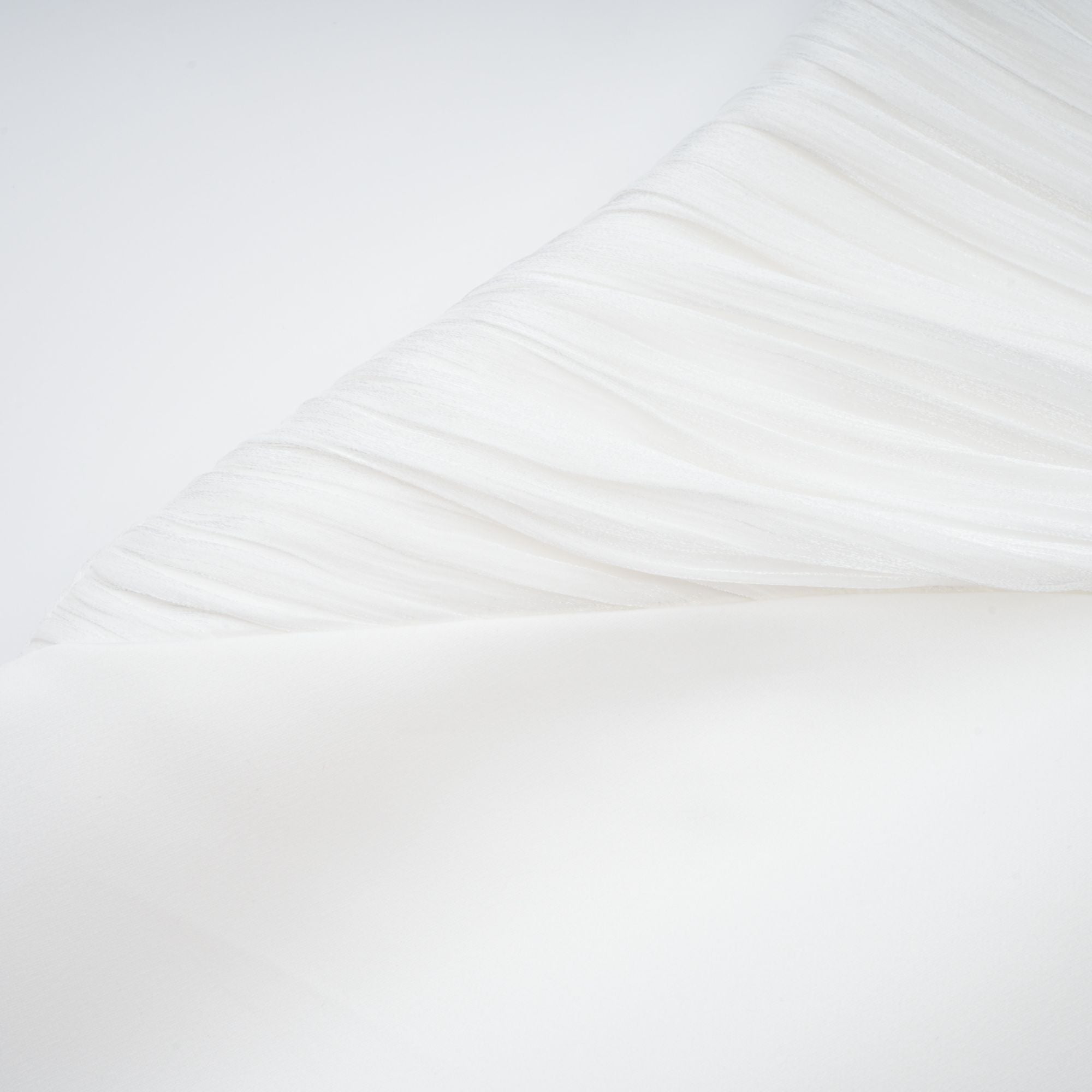 Emmeline White Train Design Gathered Maxi Dress