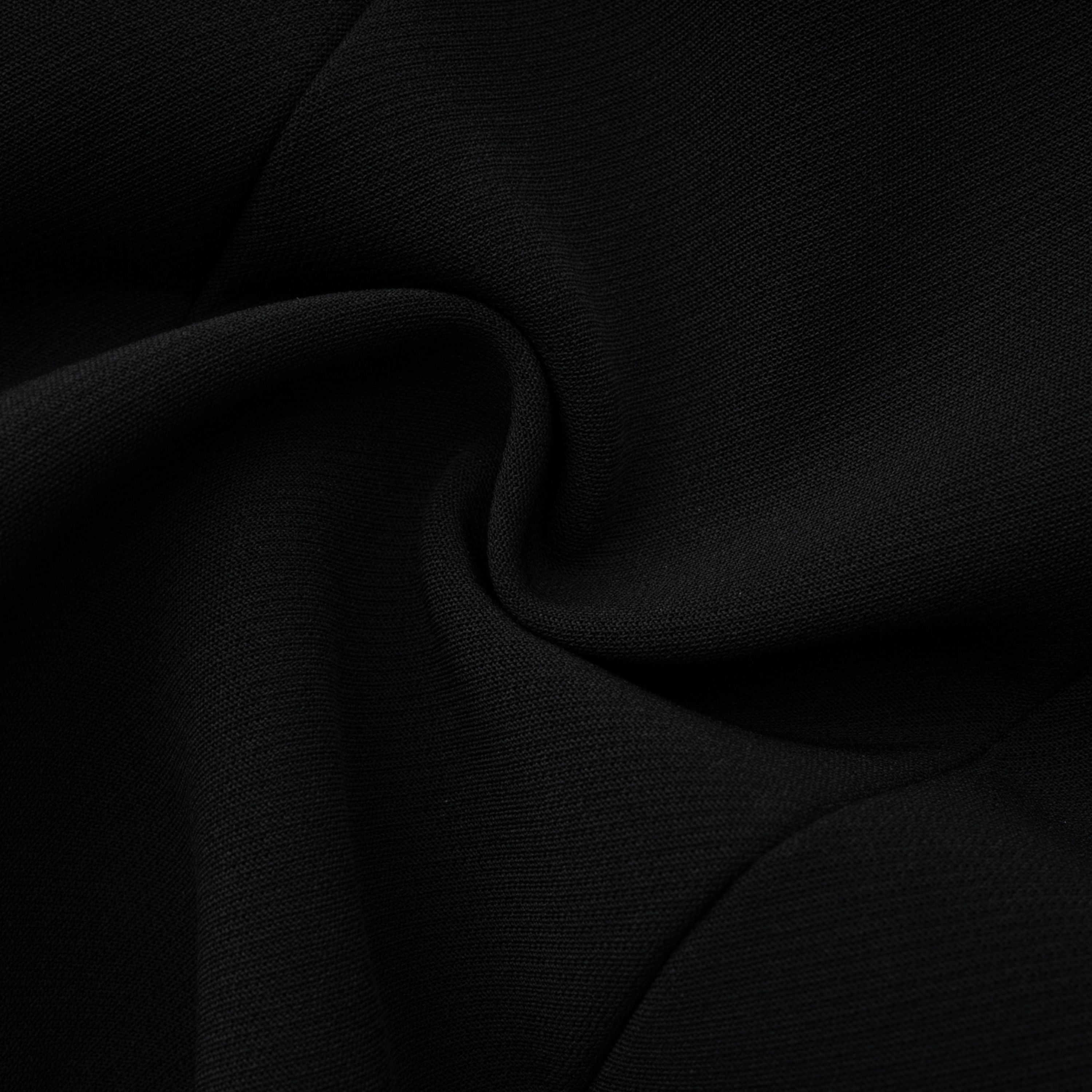 Verena Schwarzer Blazer mit floralem Spitzenbesatz