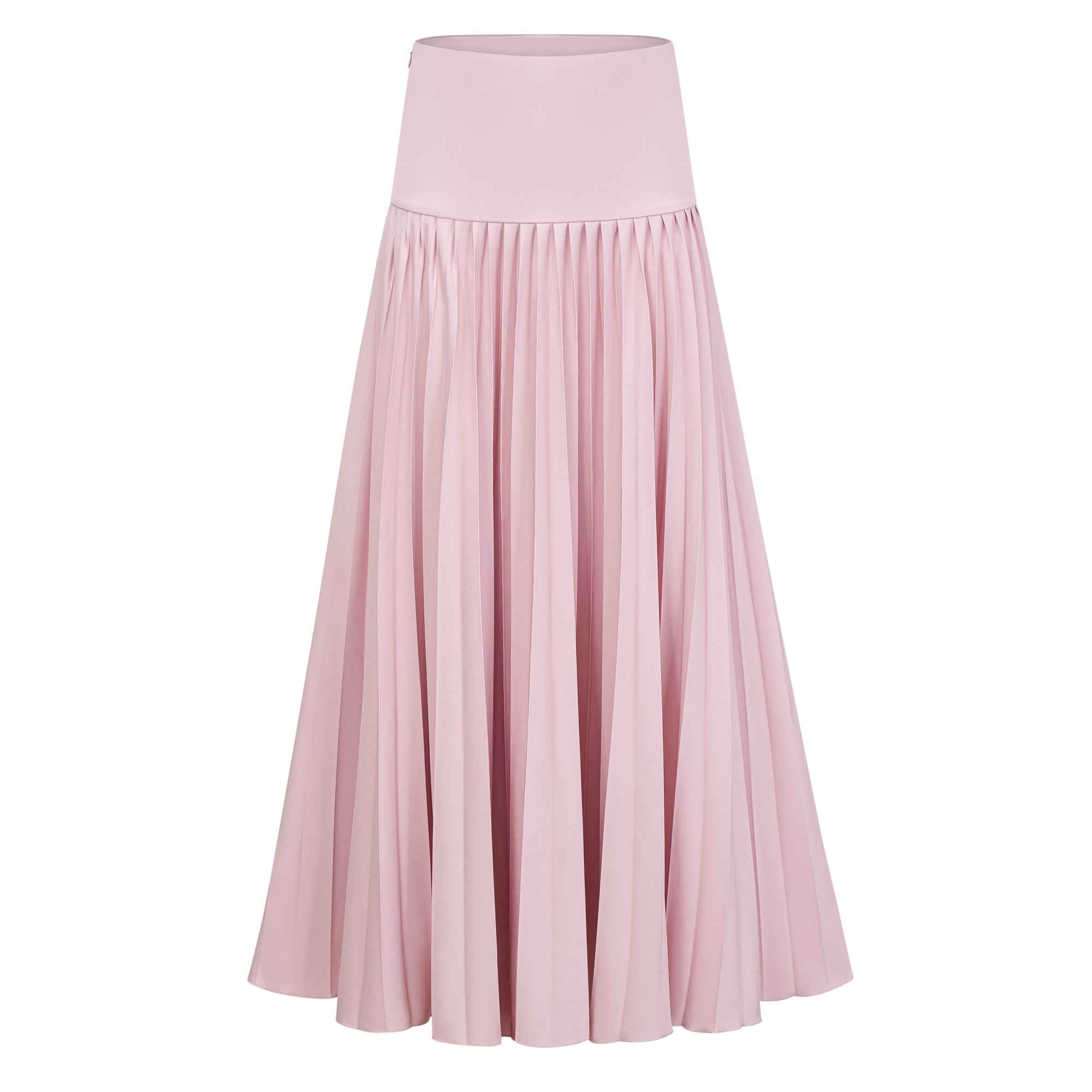 Priscille Pink Shawl & Corset Top & Pleated Skirt Set
