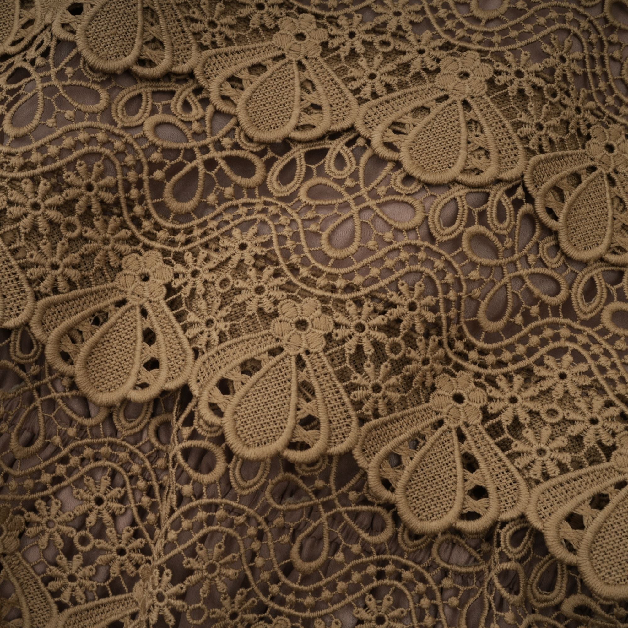 Inès lace cut-out layered mini dress