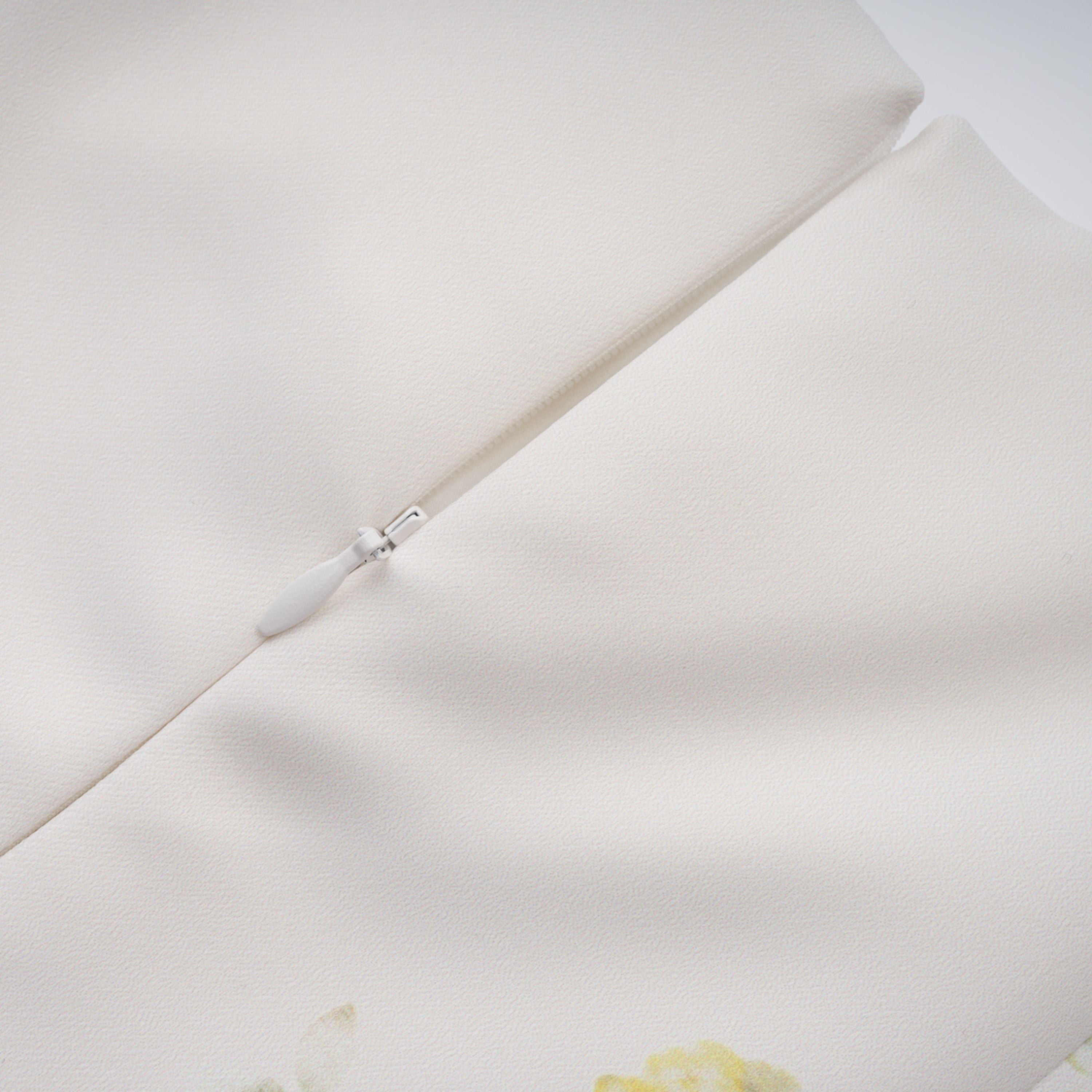 Juliette White Self-Tie Floral Print Mini Dress