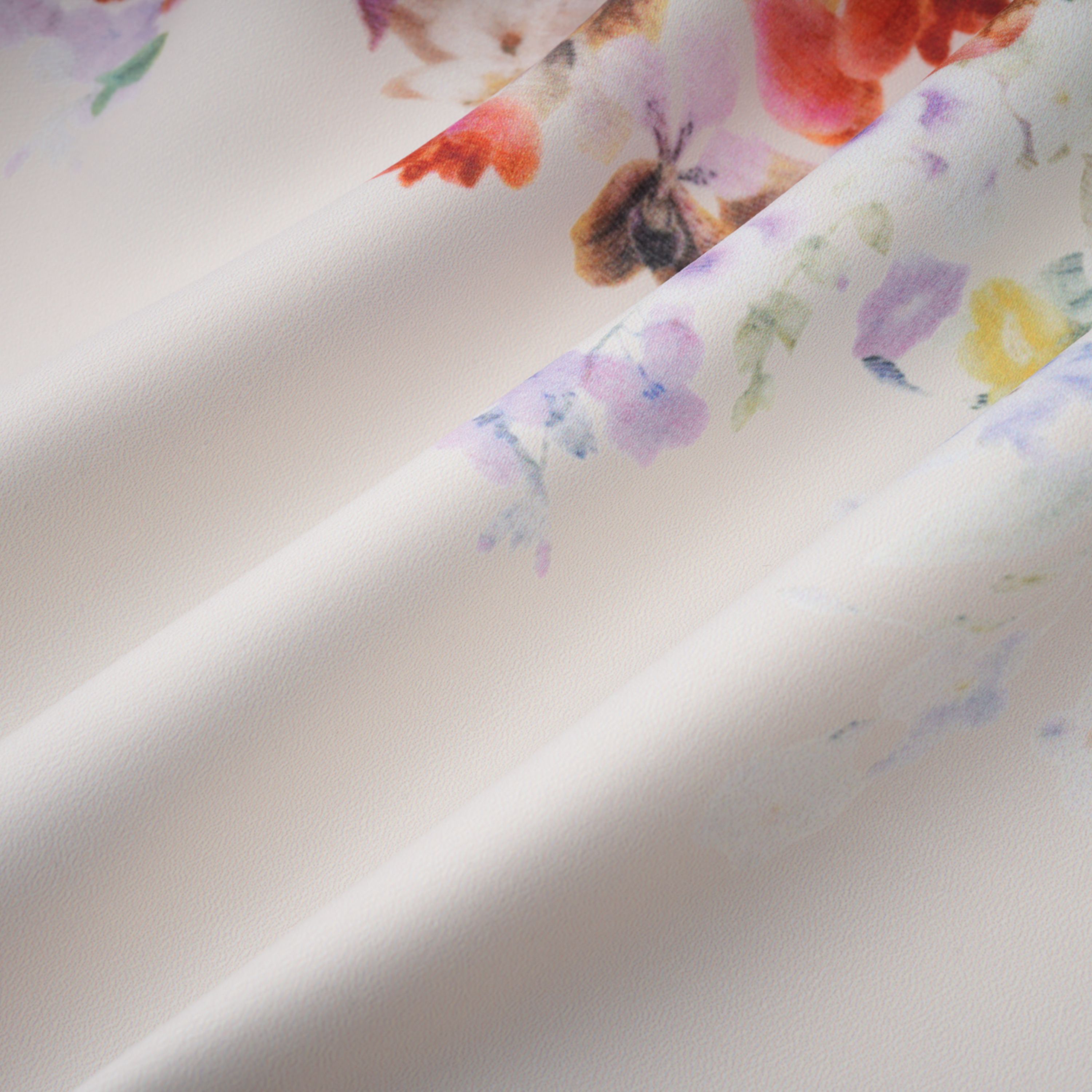 Juliette White Self-Tie Floral Print Mini Dress