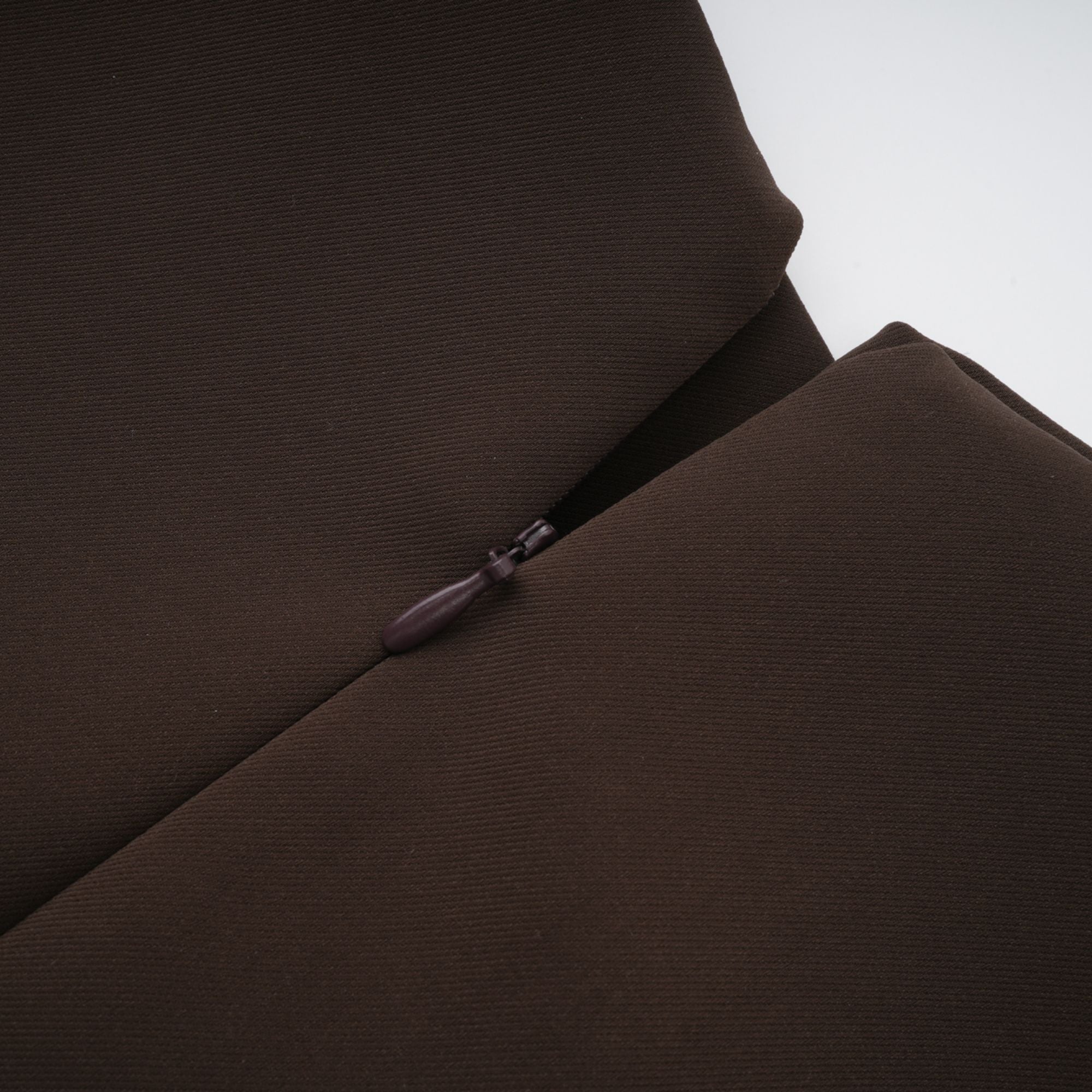 Célie Brown Contrast Color Bowknot Mini Dress