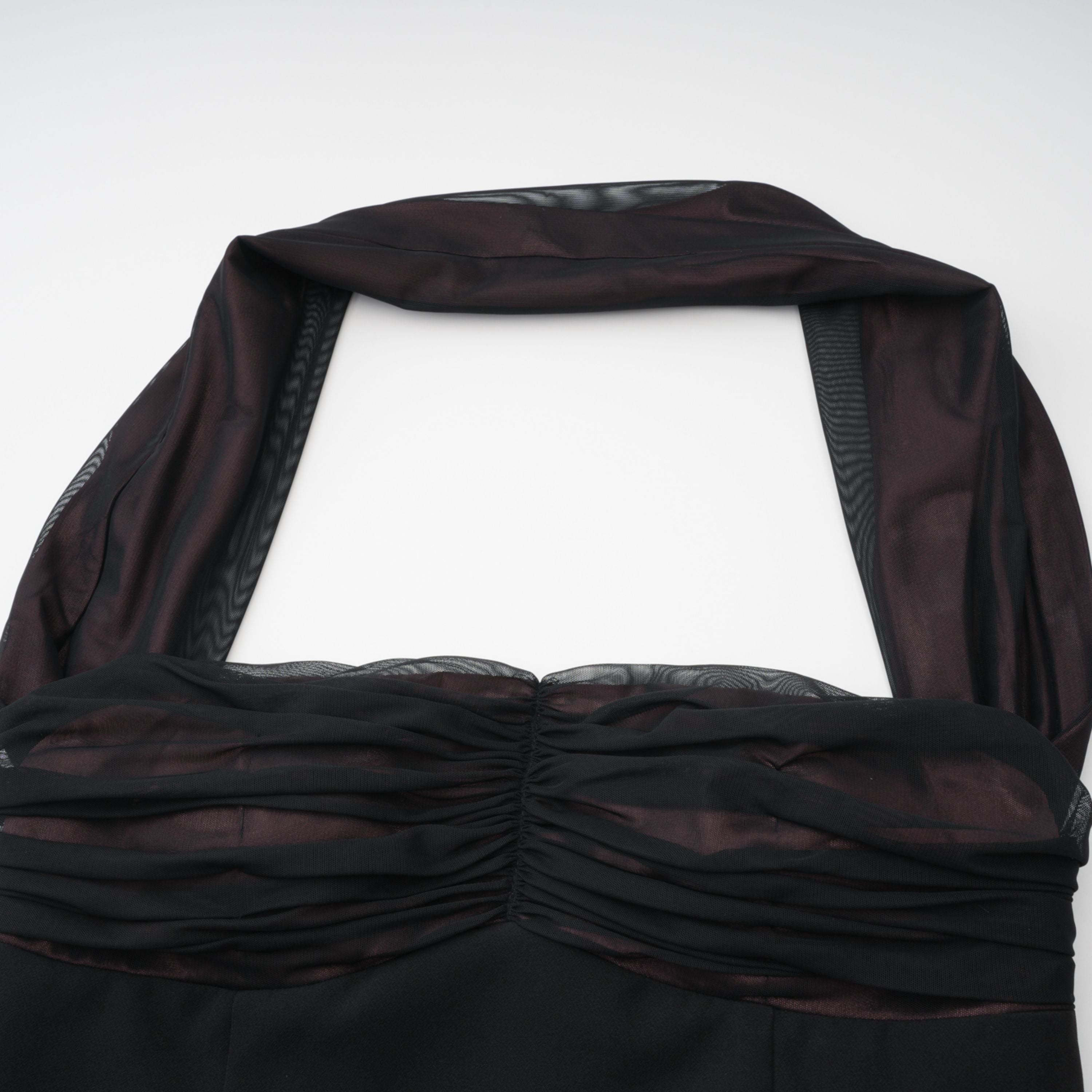 Miriam Black Maxikleid mit offenem Rücken und Schleife