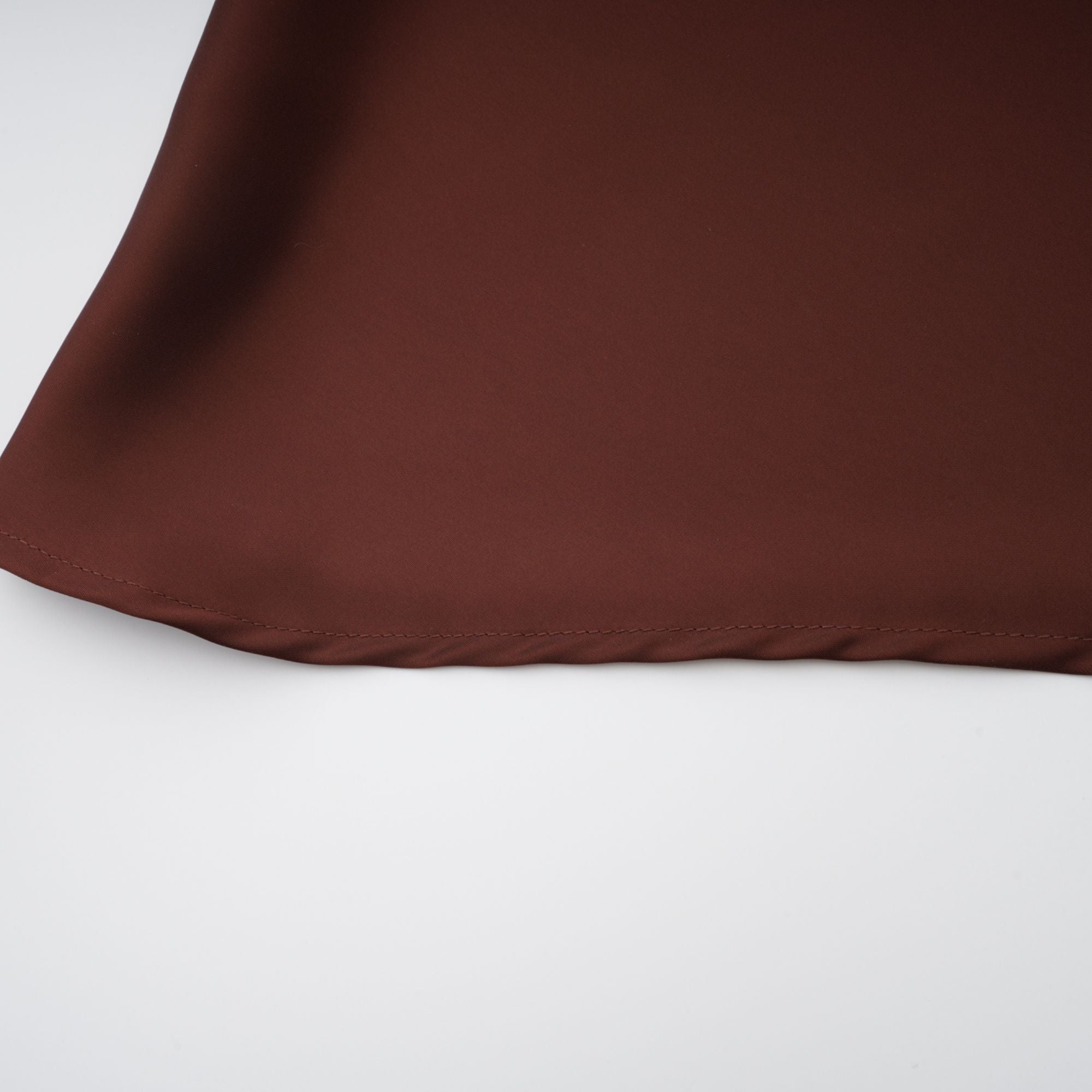 فستان فيديت بني مكشكش ماكسي (بدون قفازات)