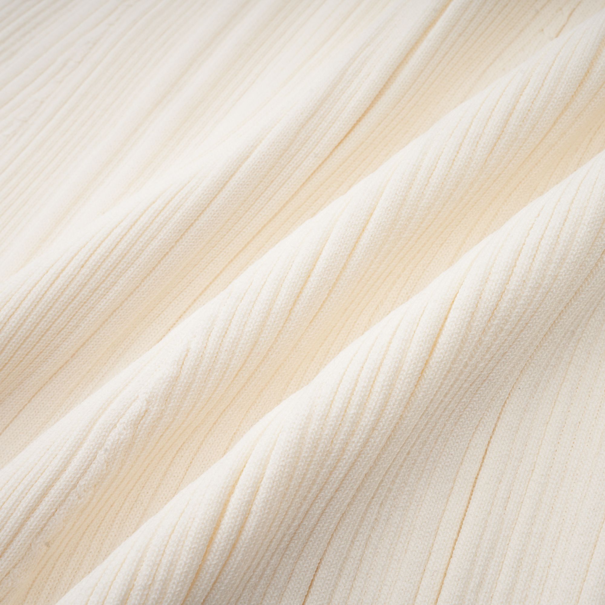 Nouria white mermaid-hem knit midi dress