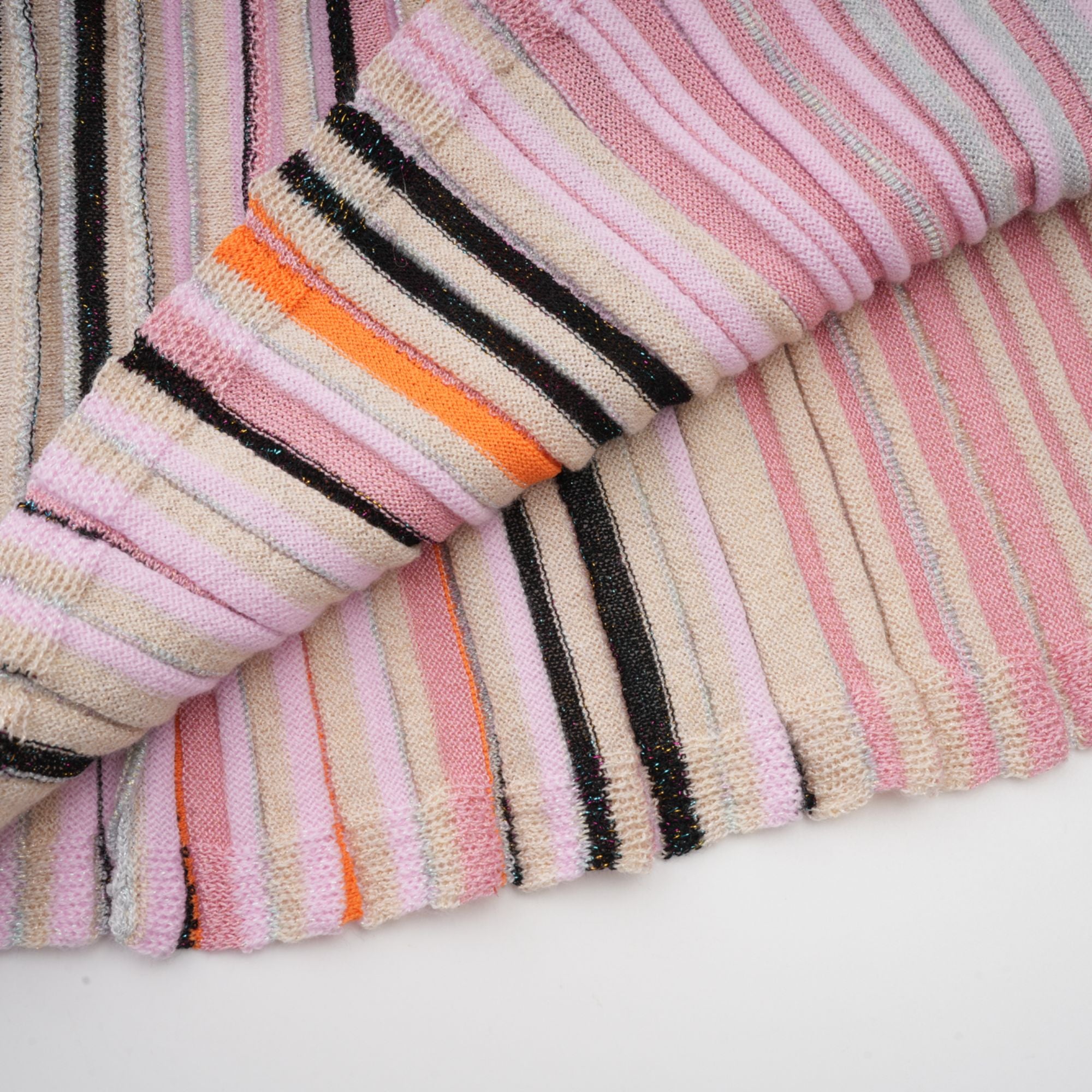 Mathilde metallic pleated midi dress in Pink