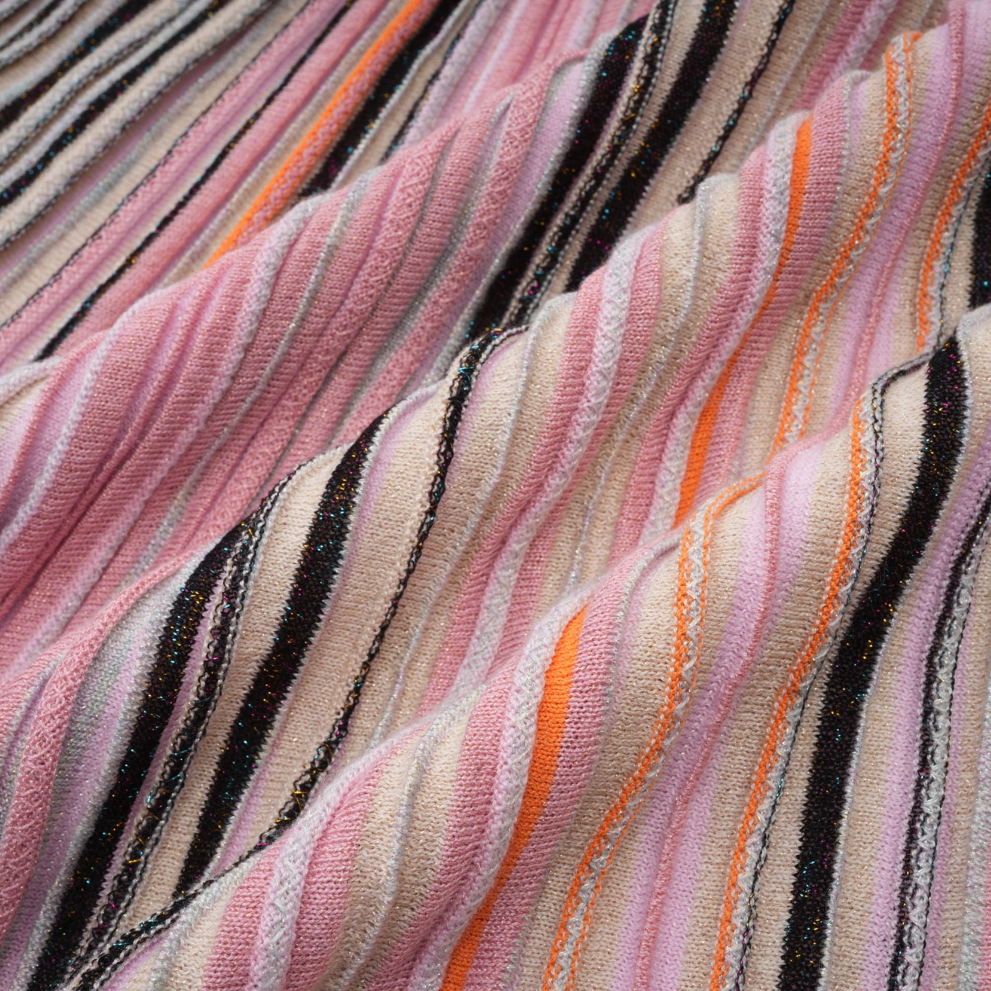 Mathilde metallic pleated midi dress in Pink