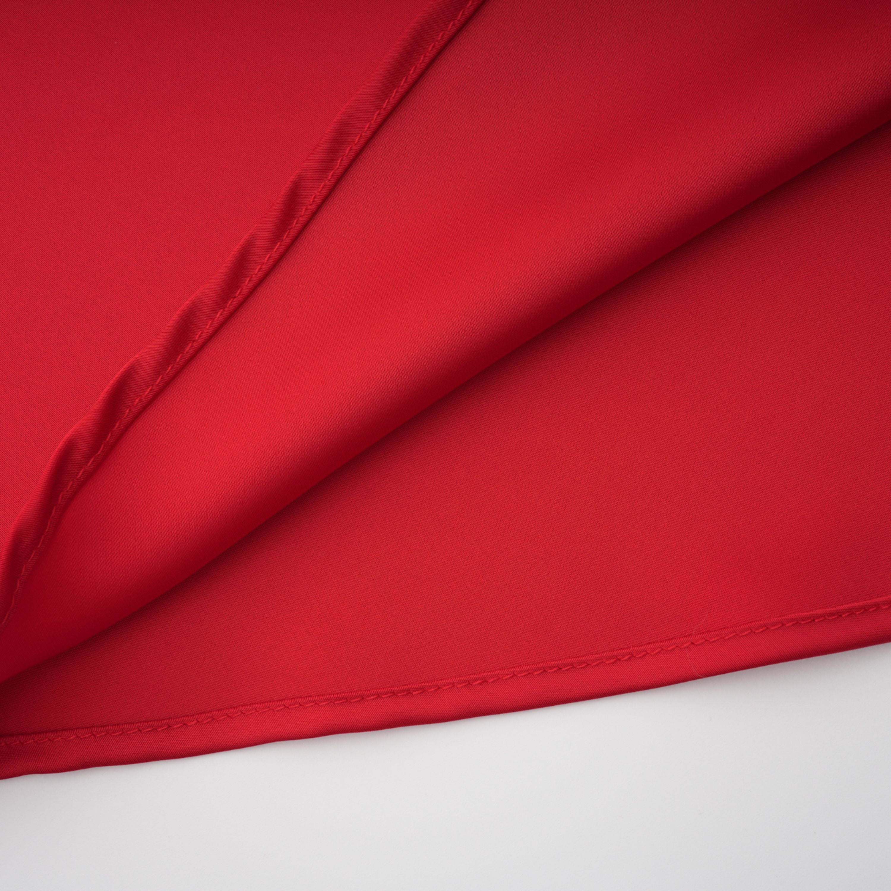 Berit Red Scarf Off Shoulder Ruched Maxi Dress