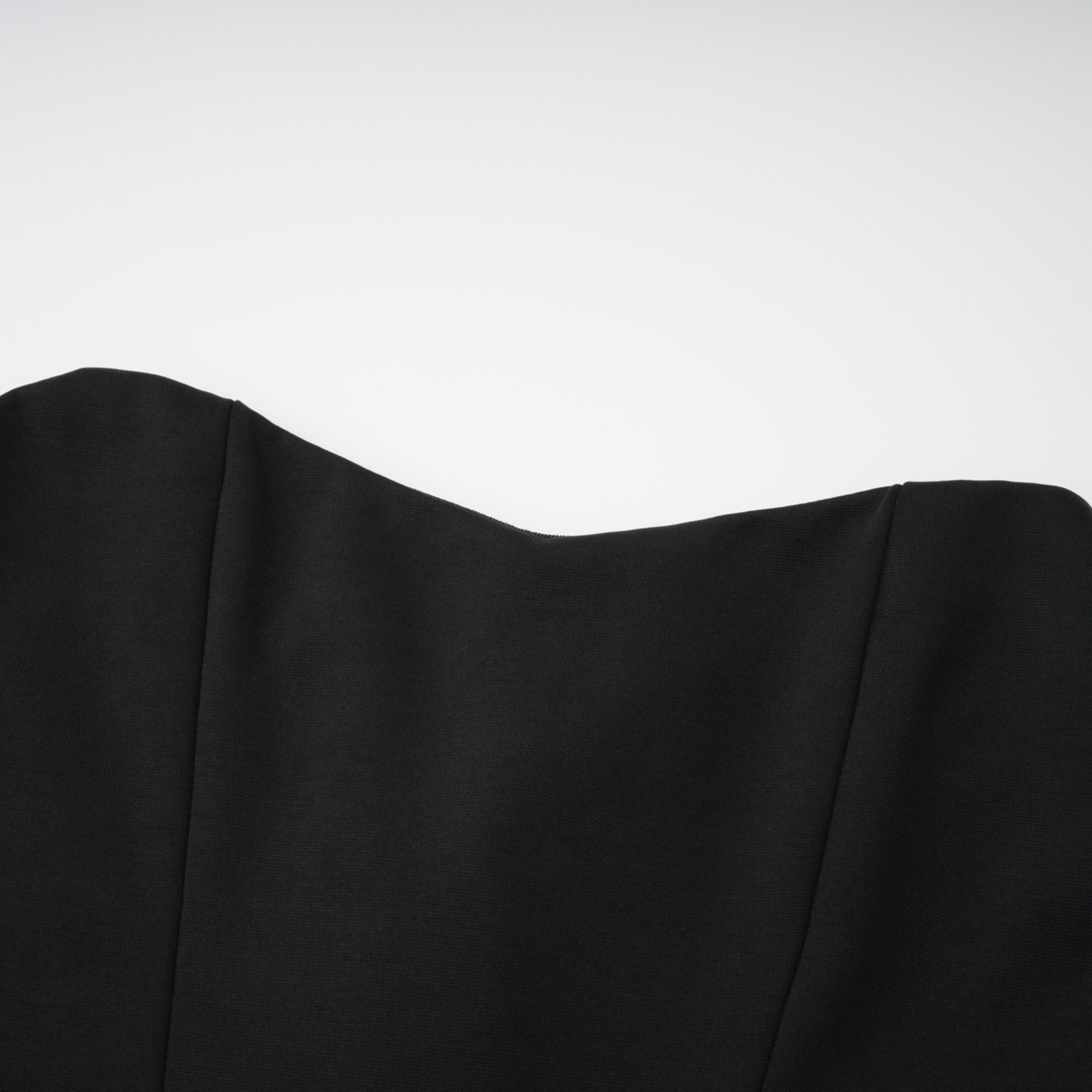 Berit Black Scarf Off Shoulder Ruched Maxi Dress