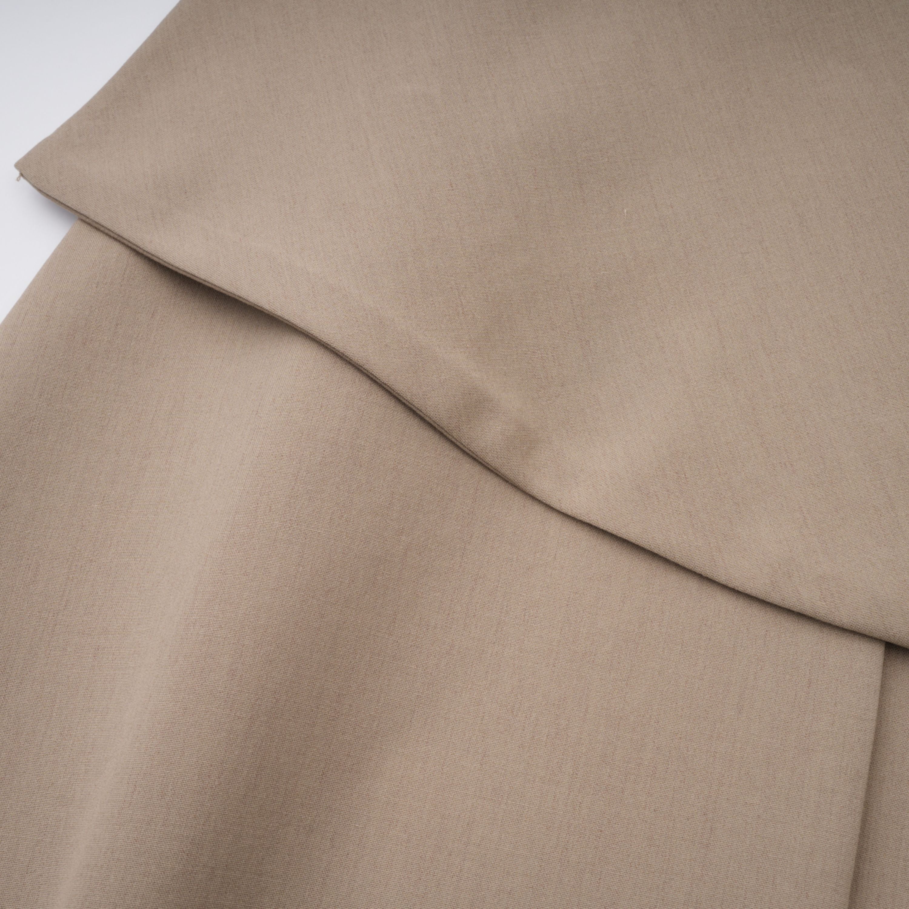 Filomena Grey Draped Asymmetrical Mini Skirt