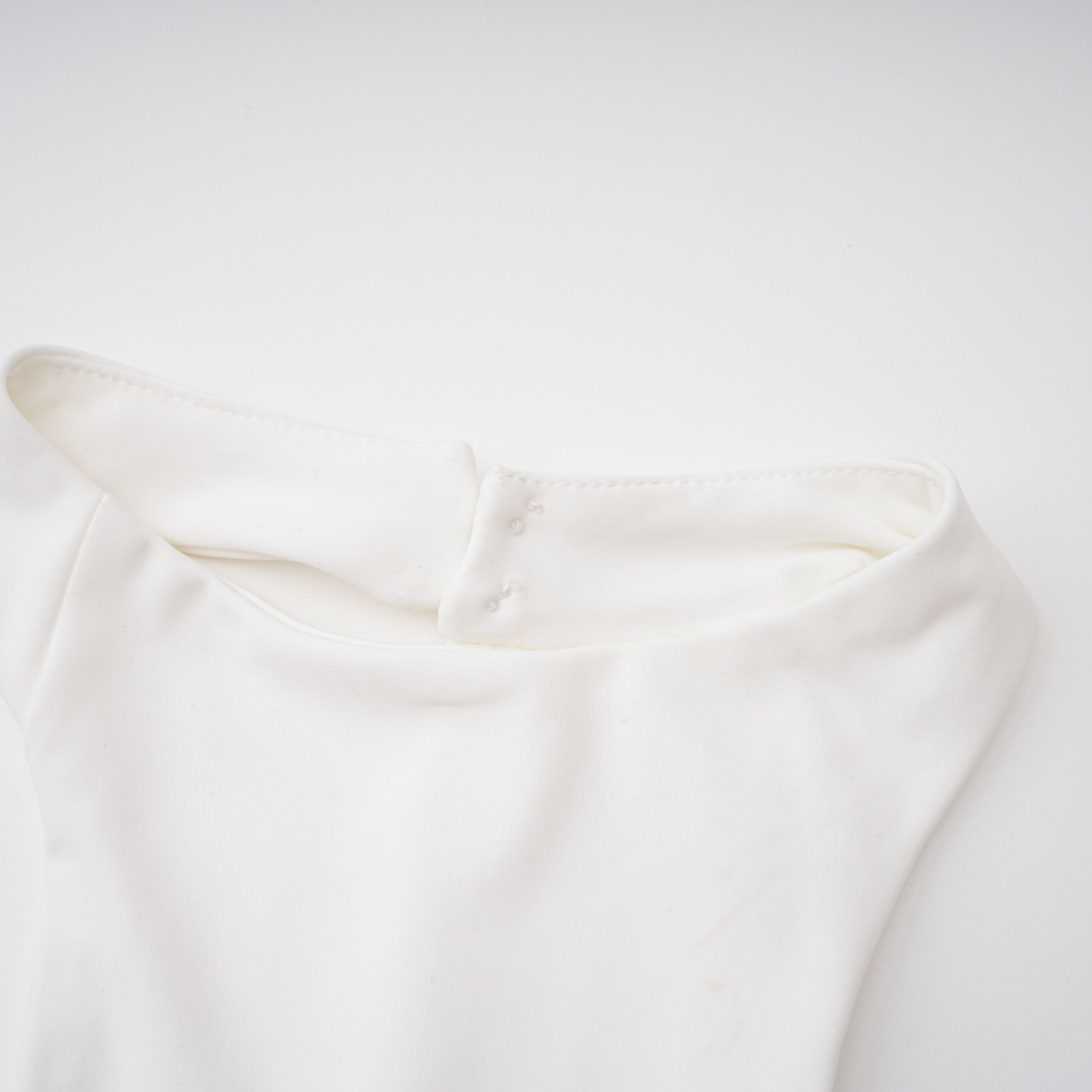 White Halter Neck Draped Maxi Dress