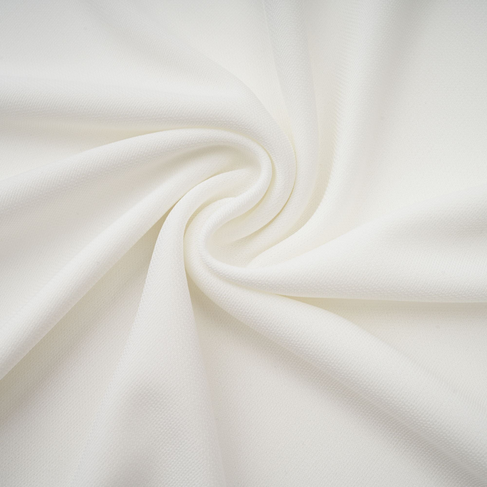 فستان ماكسي أبيض بياقة مدورة من Mystérieuse