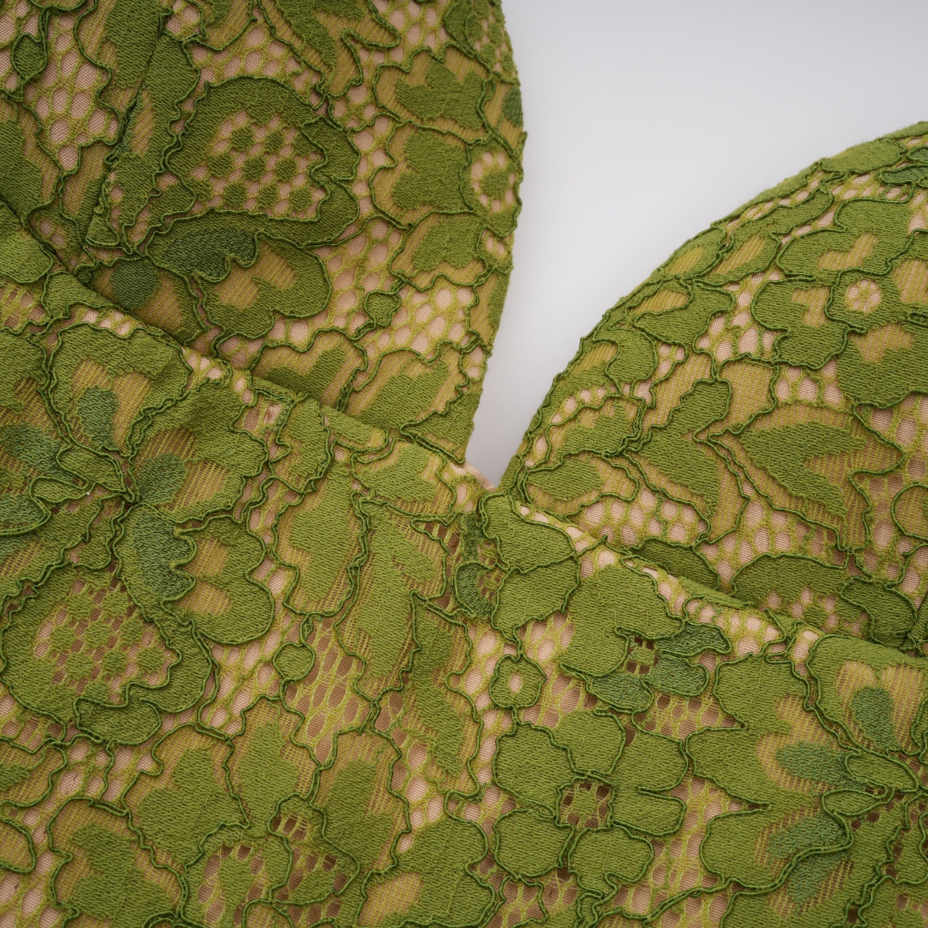 Emerald Halterneck Corset Gown