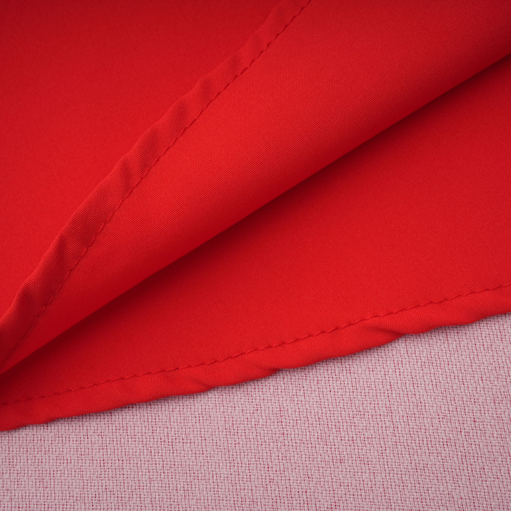 Aventin Red Godet Design Midi Dress