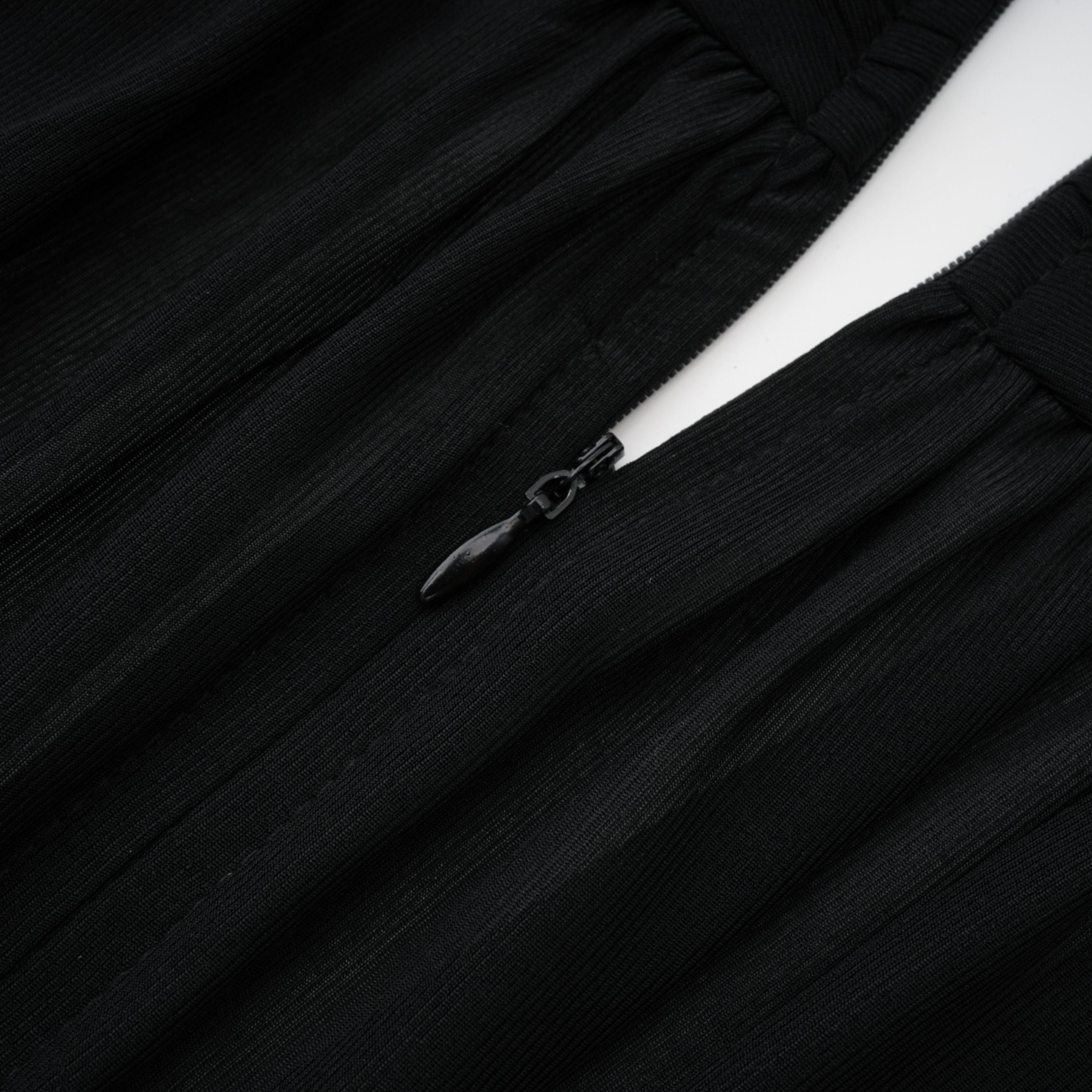 Greta Black Ruched Sheer Mesh Maxi Dress