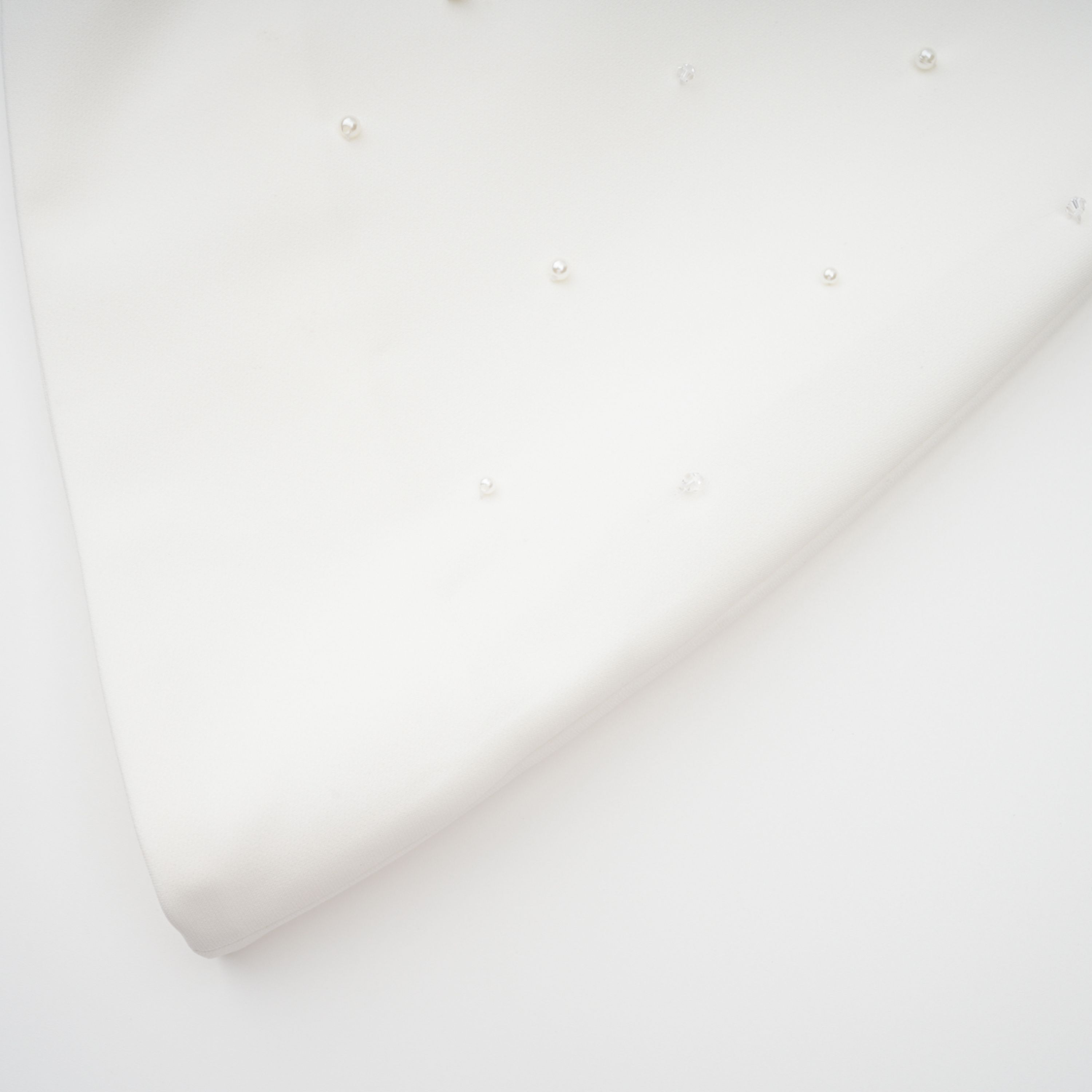 Melisande White Embellished Dress & Skirt Set