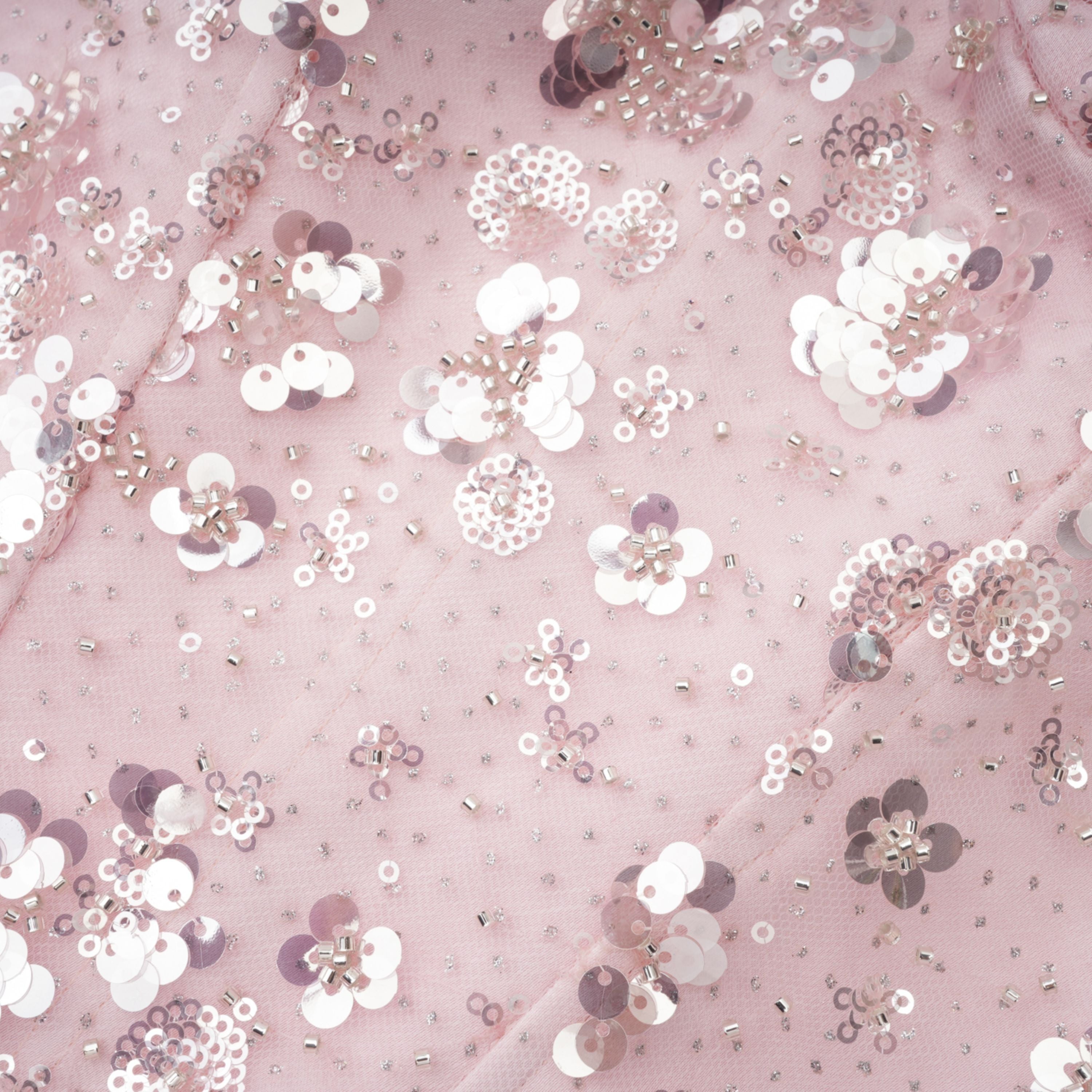 Teodora Pink Corseted Bodysuit & Satin Skirt Set