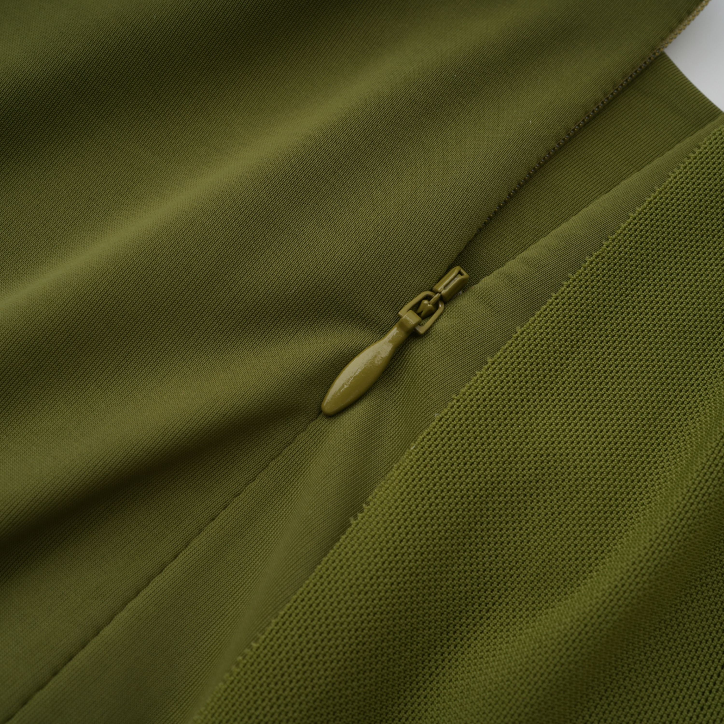 Emilia Green Asymmetrical Ribbon Draped Maxi Dress