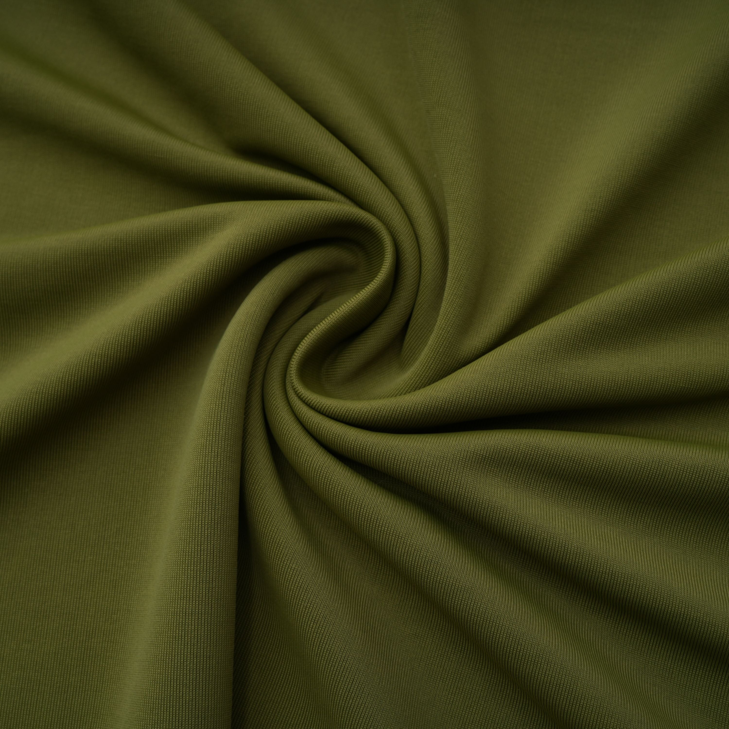 Emilia Green Asymmetrical Ribbon Draped Maxi Dress