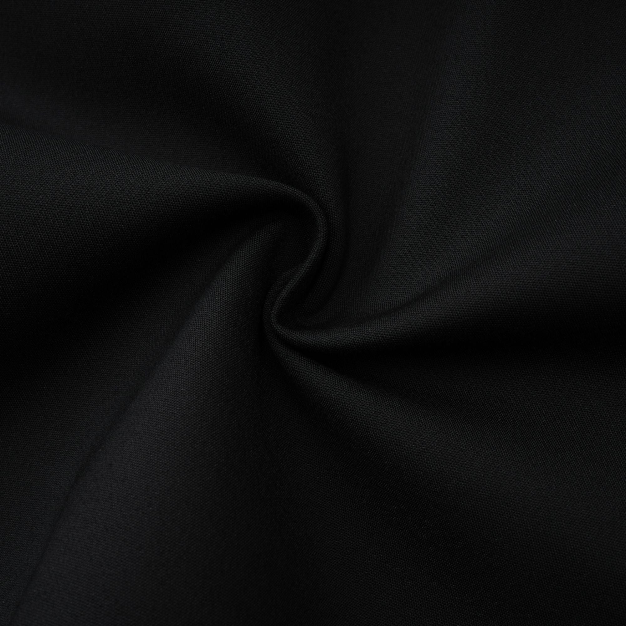 فستان جاينا الأسود ذو الجيب والخطاف