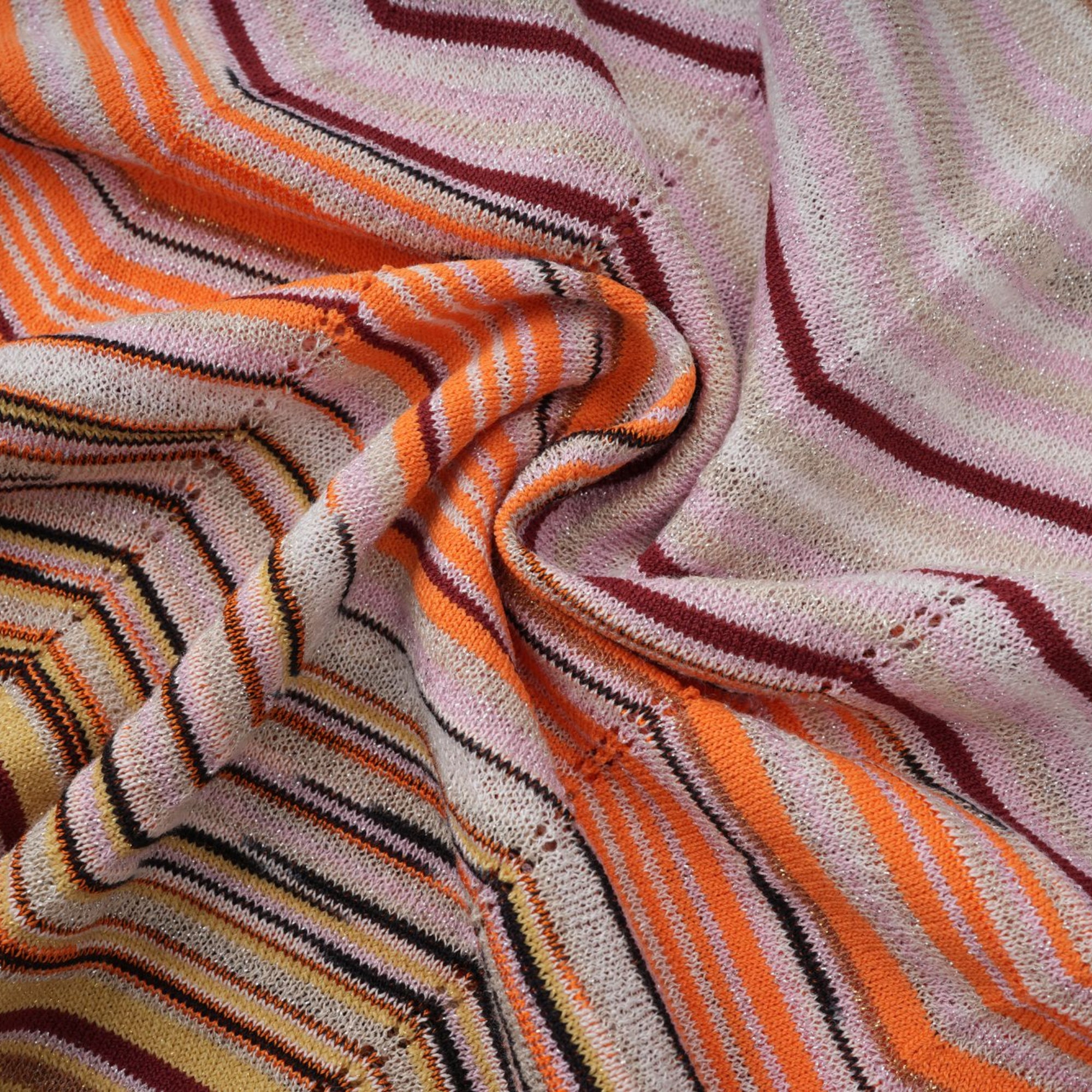 Chloé Neutrales gestreiftes Strick-Set (Endgültiger Verkauf – nur in den USA)