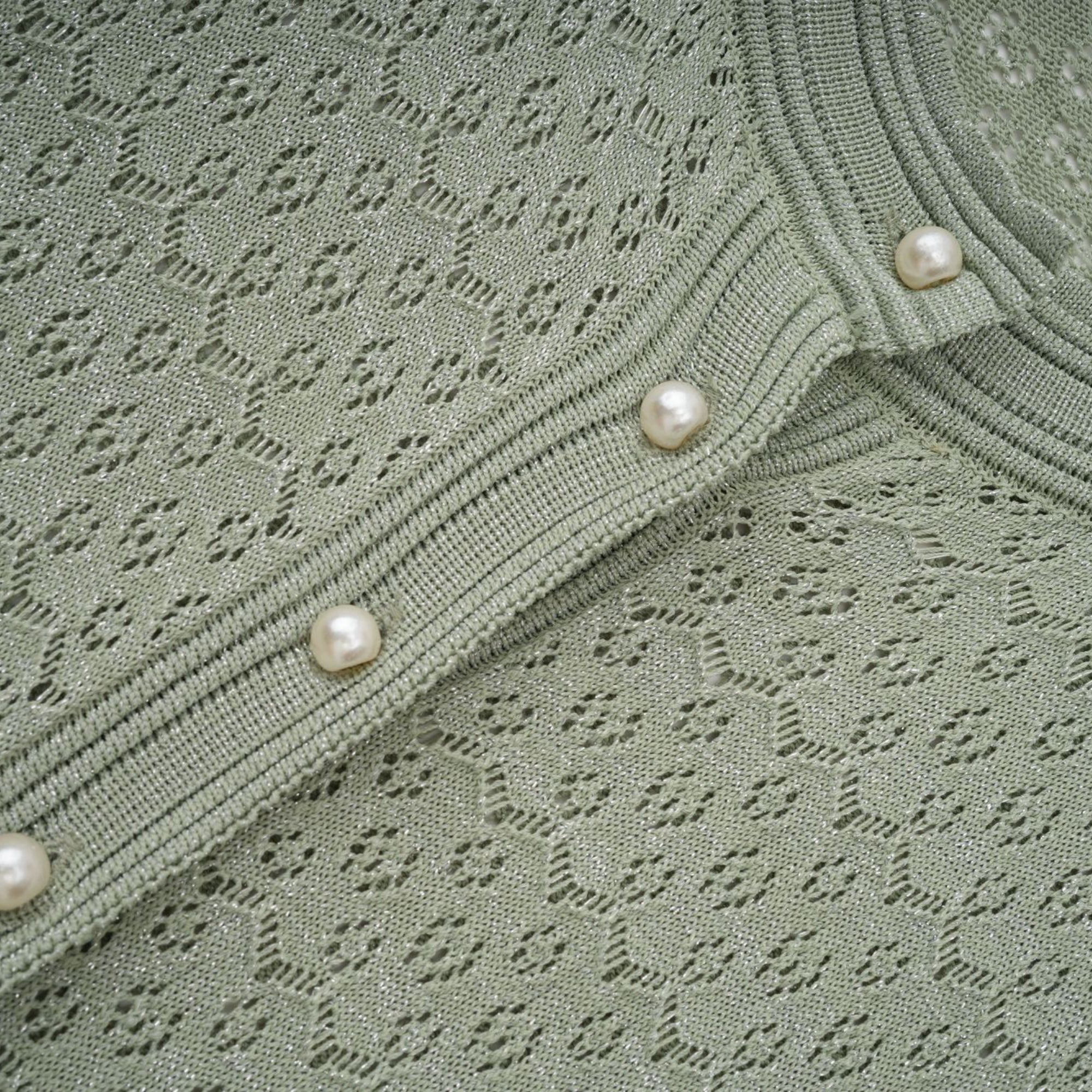 فستان سيينا ماكسي كروشيه مكشكش