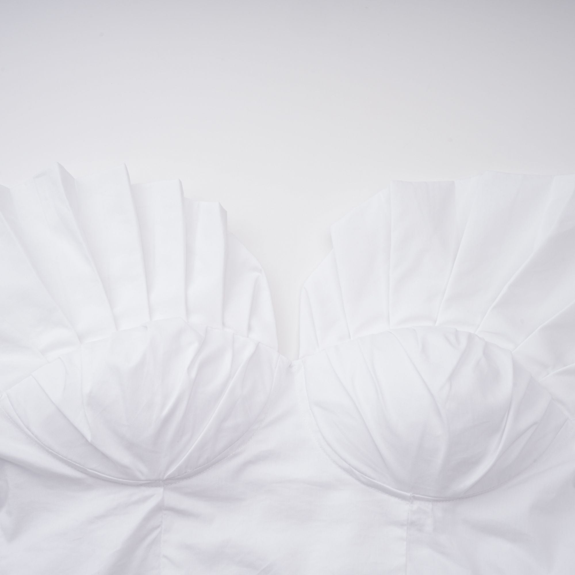 Alicia White Ruched Blouse & Skirt Set