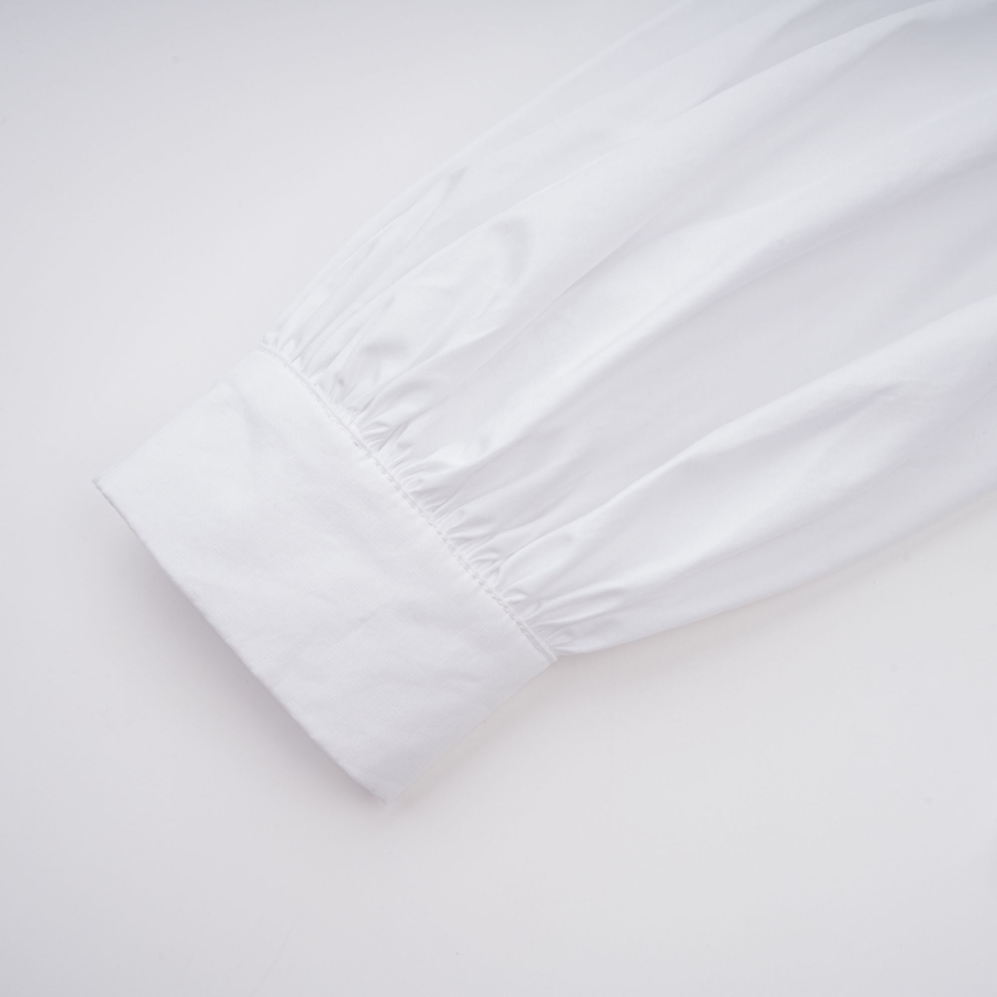 Alicia White Ruched Blouse & Skirt Set