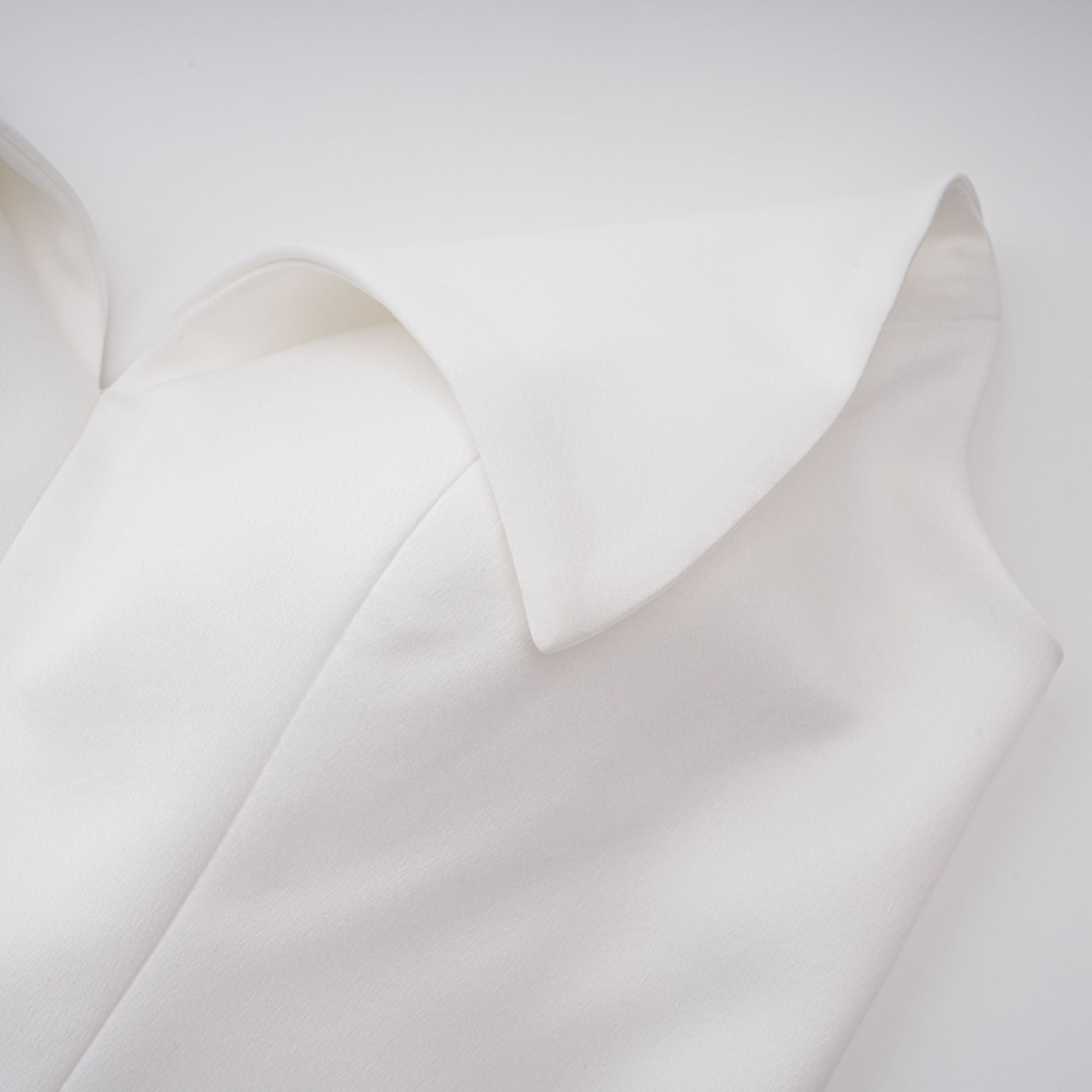 Alba White Barrel Waist Corset Maxi Dress