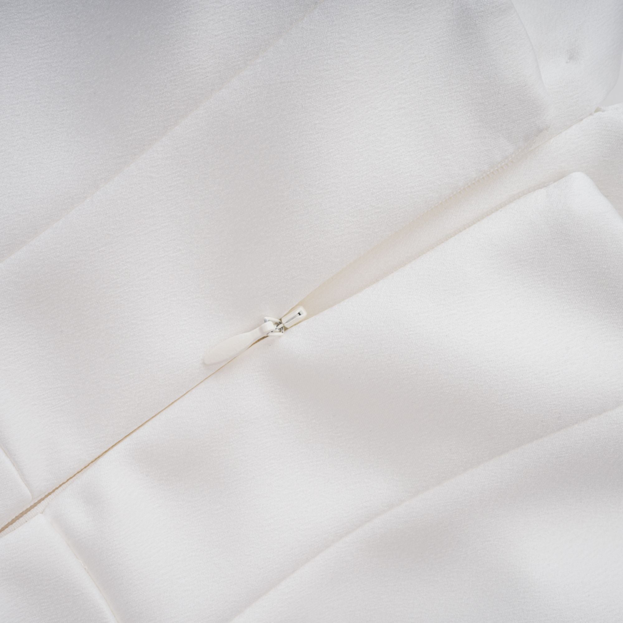 Alba White Barrel Waist Corset Maxi Dress