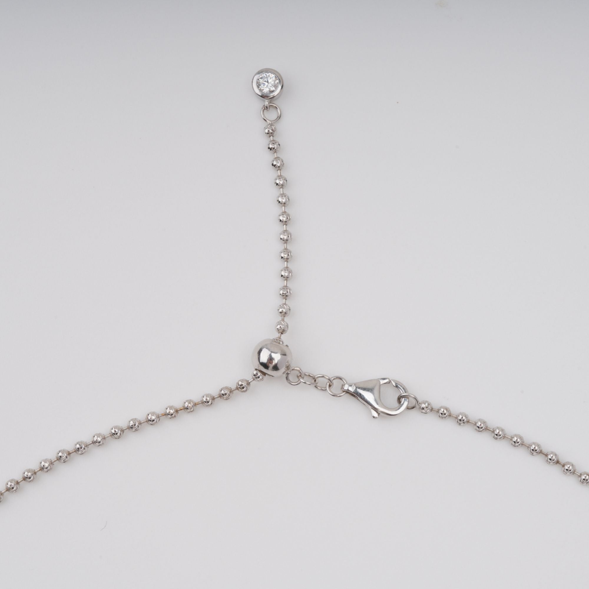 Aava Blue Teardrop Gemstone Pendant Sterling Silver Necklace