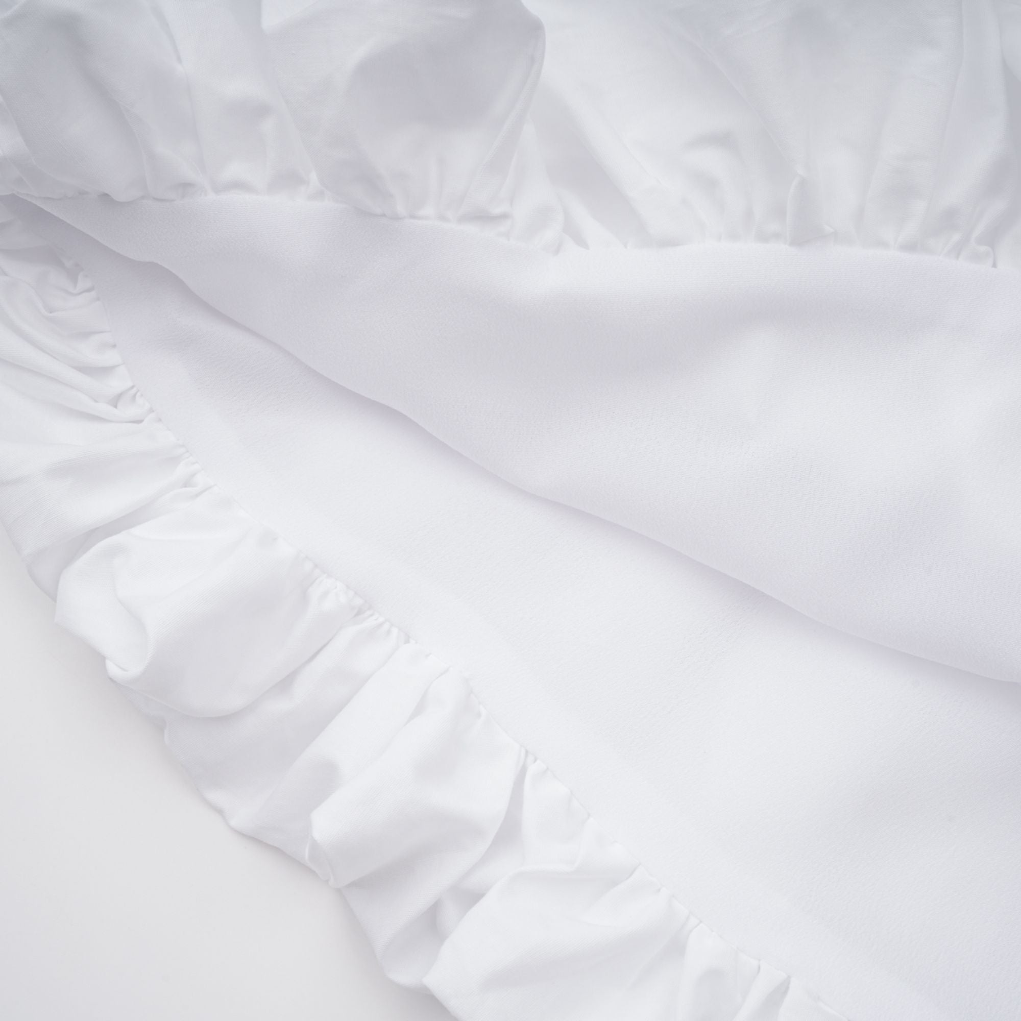 Alicia White Ruched Blouse & Skirt Set