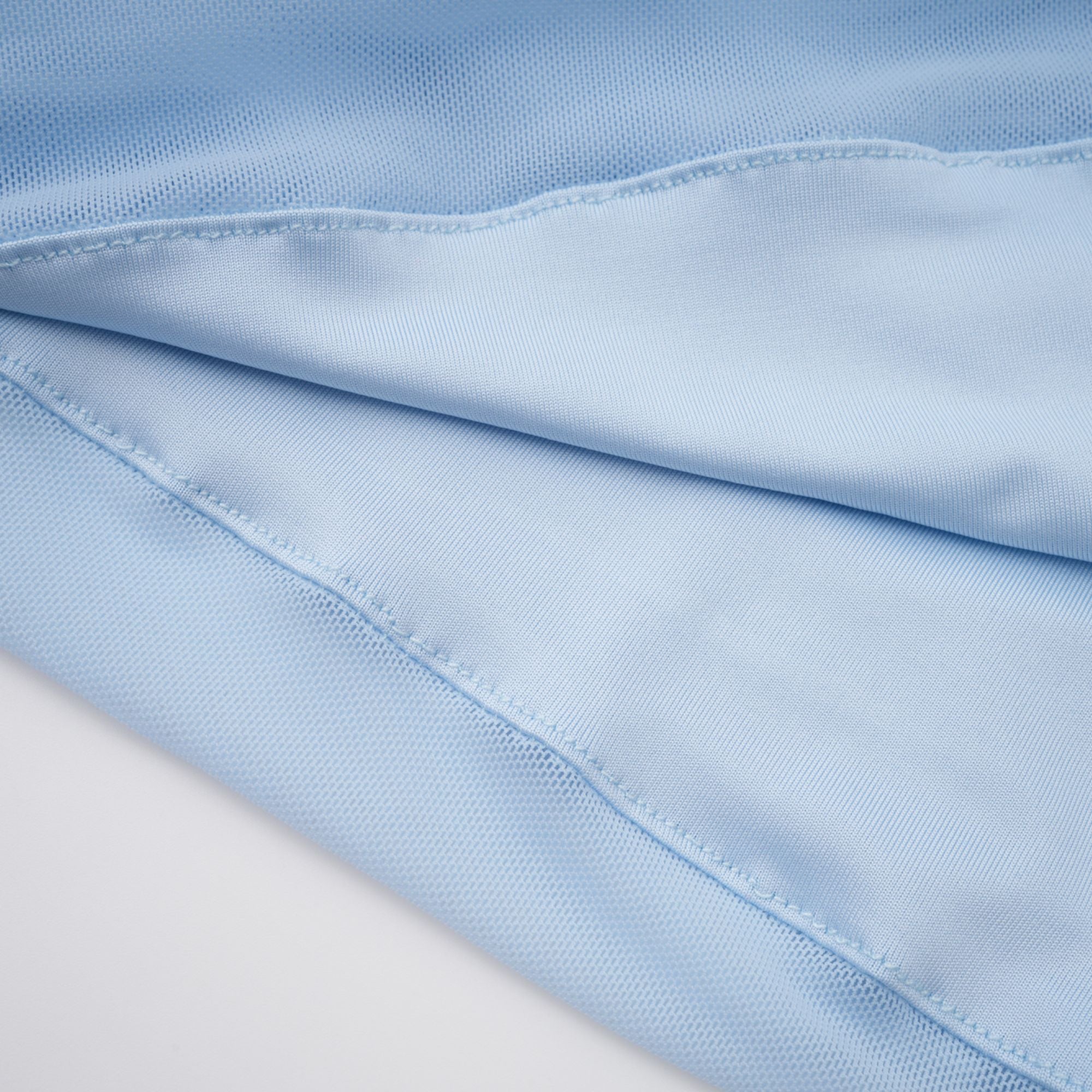 Sylphe Babyblaues asymmetrisches, plissiertes, ärmelloses Minikleid