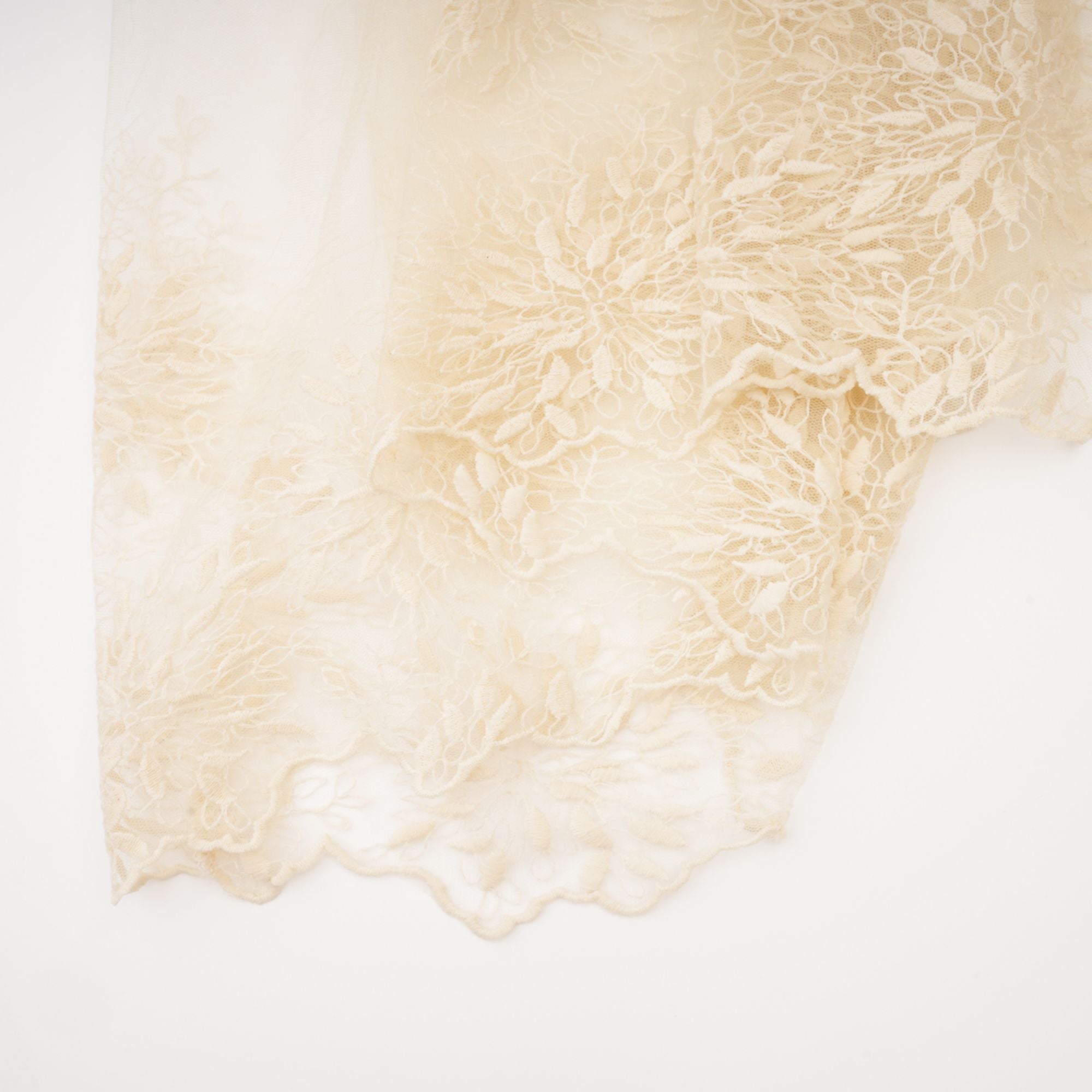 Bérénice lace-hem midi dress (Final Sale-US Only)