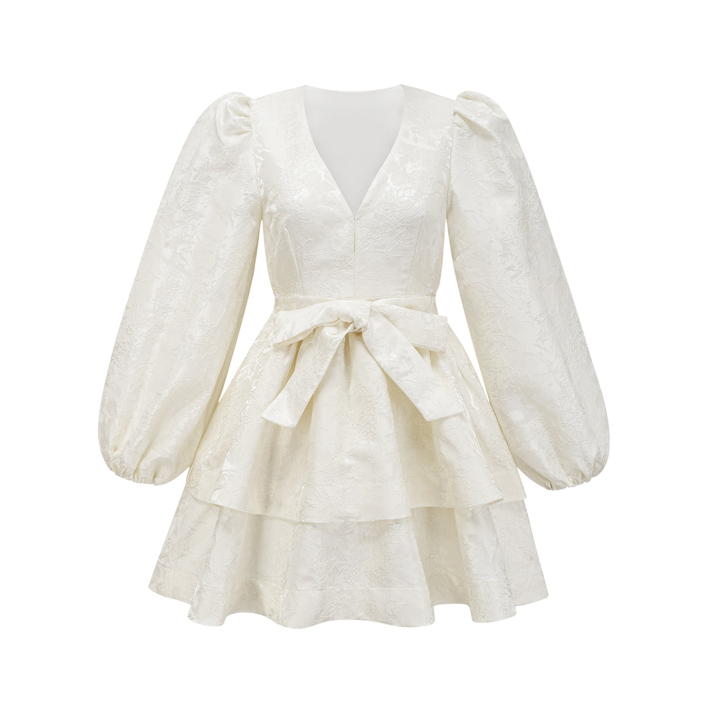 <b>DREAM</b> Colette Spot Jacquard Midi Dress