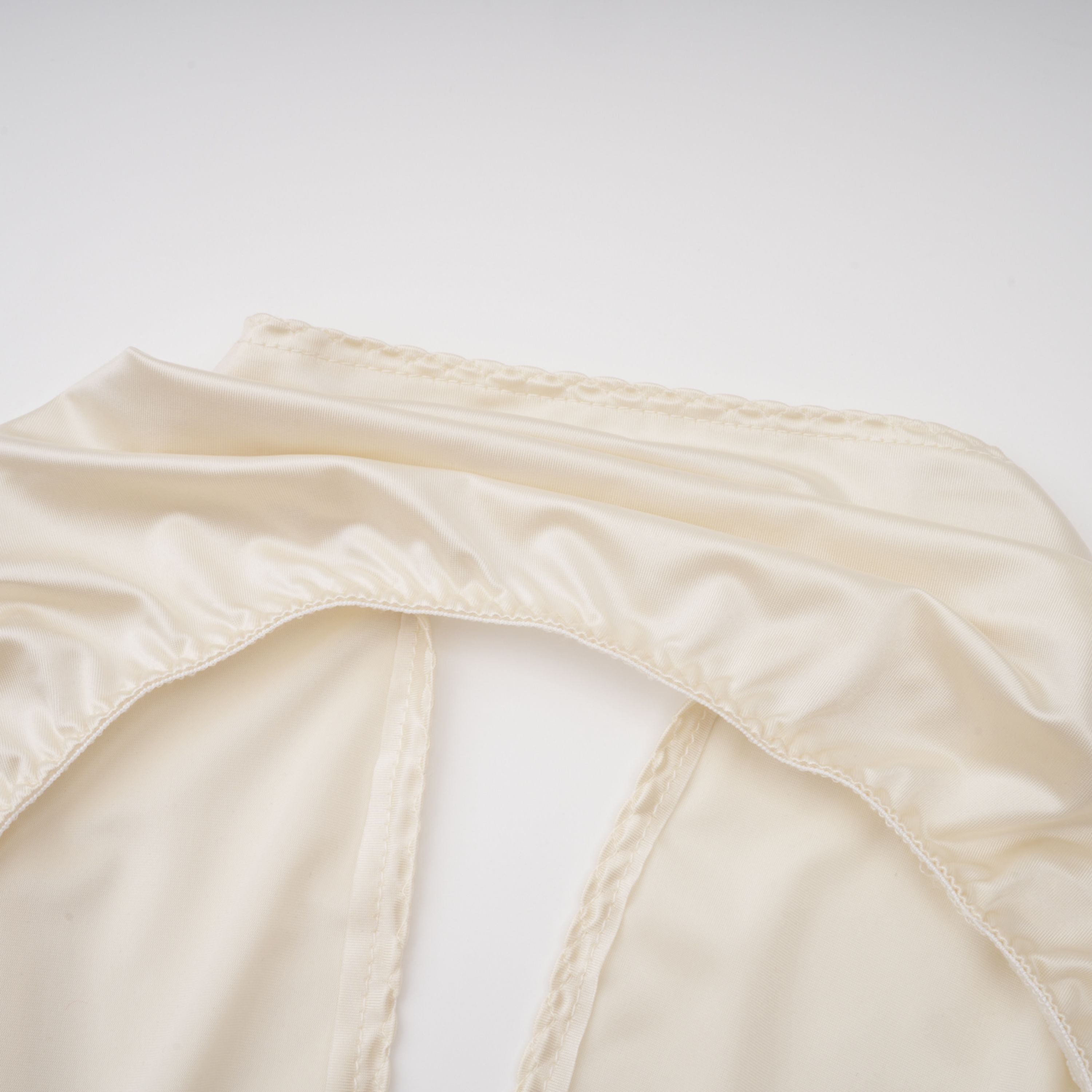 Vilhelmiina Cream White Halterneck Shirred Maxi Dress