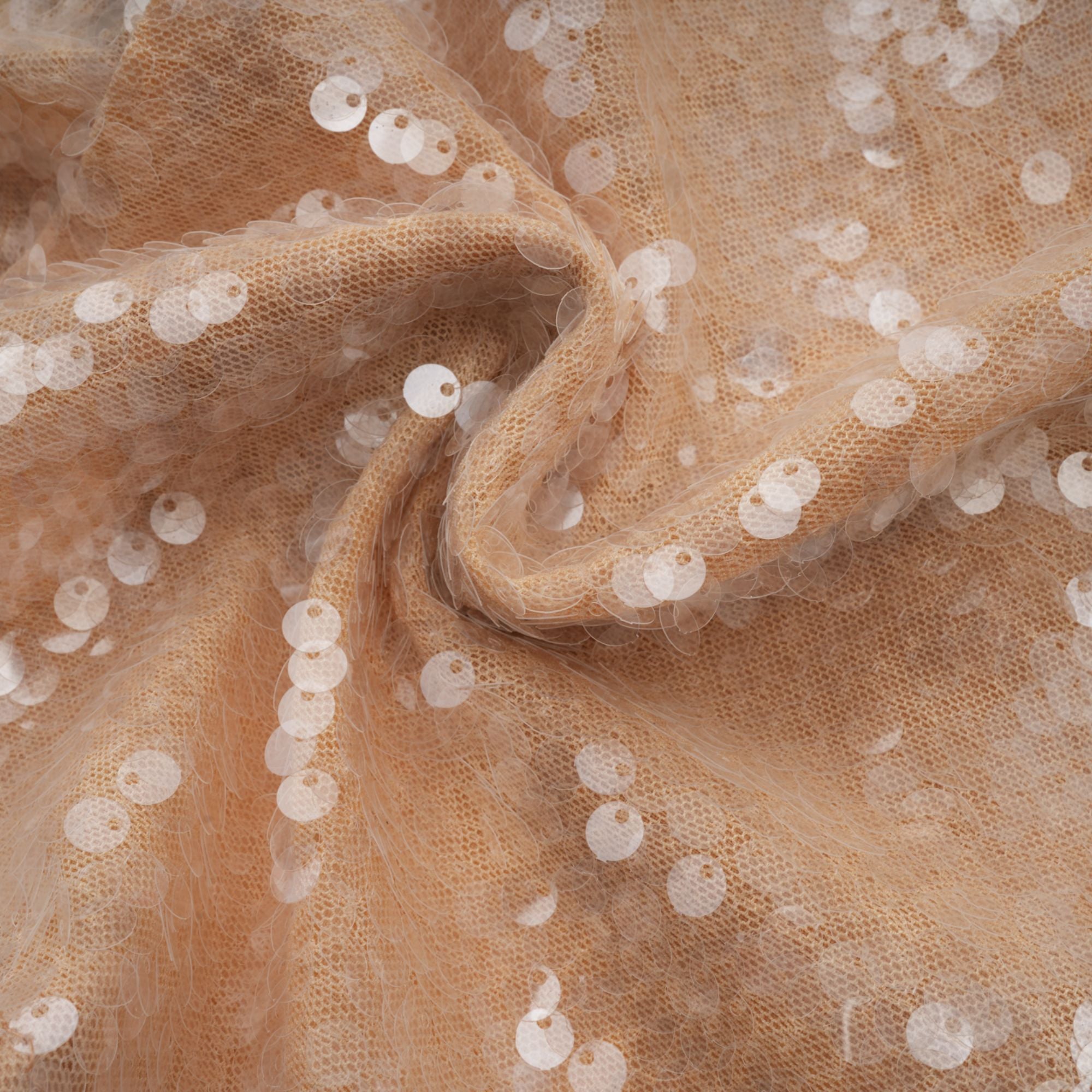 فستان أورنيلا متوسط الطول مزين باللؤلؤ الصناعي