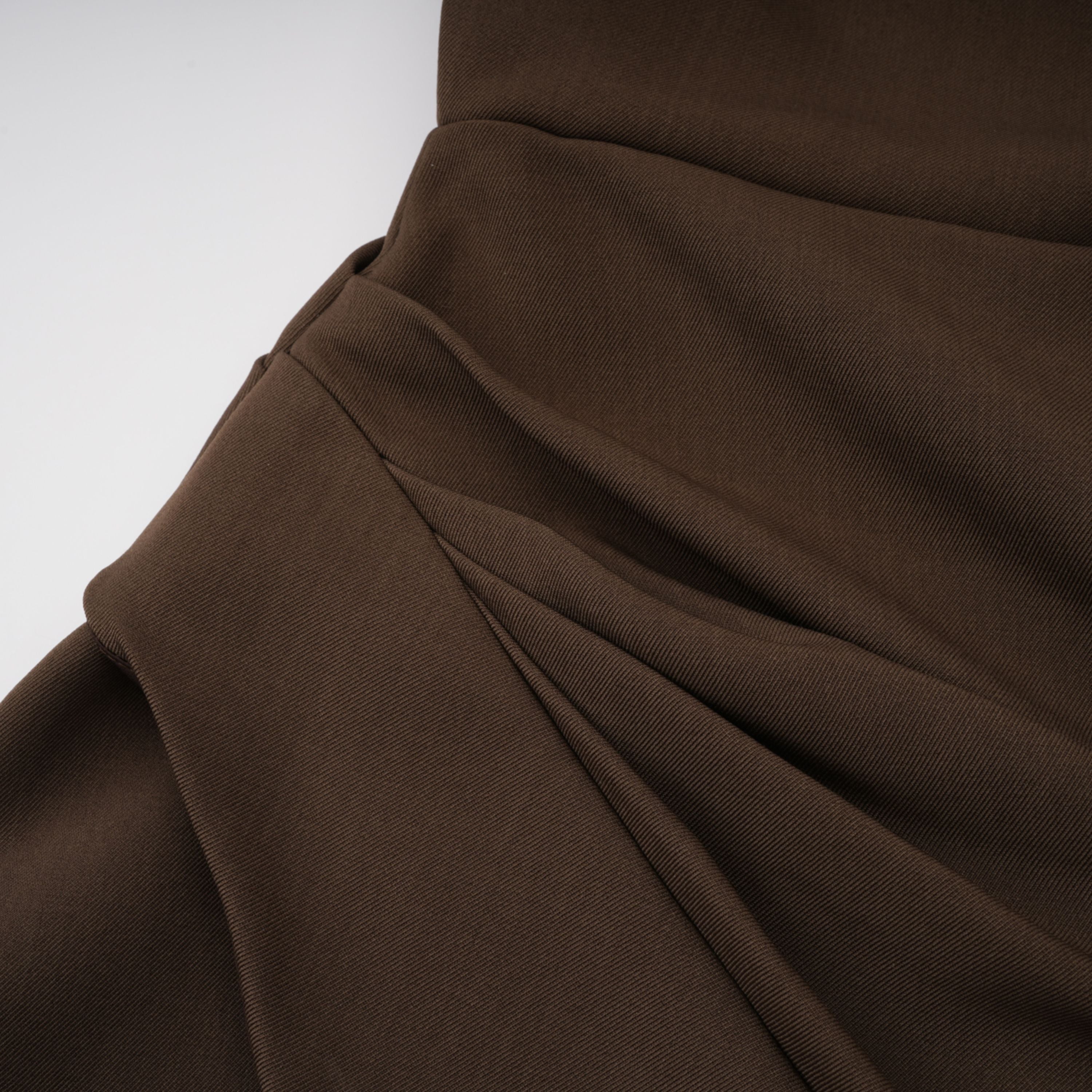 Francesca Brown Asymmetrisches Minikleid mit Raffungen