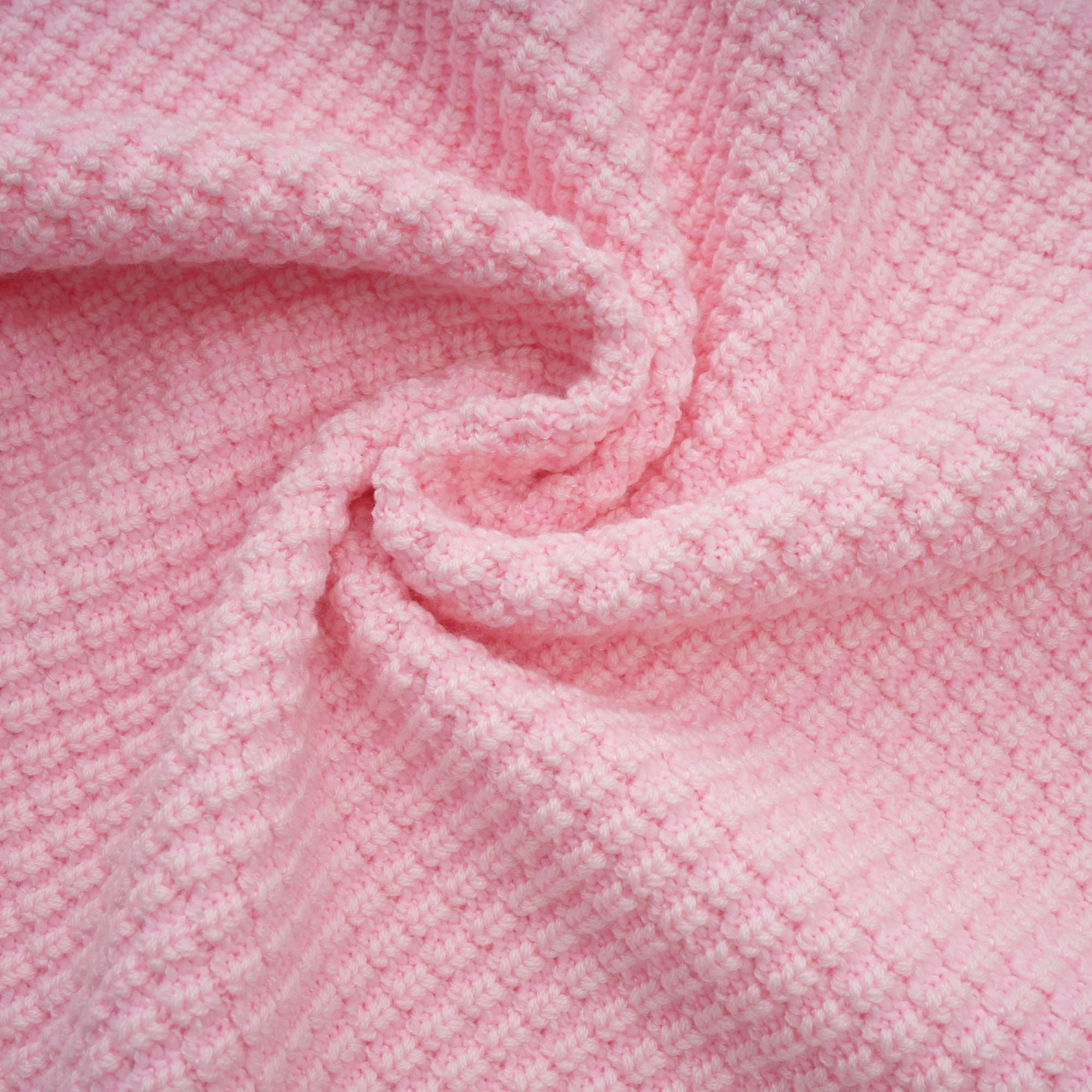 فستان يوجيني الوردي القصير المحبوك بالخرز