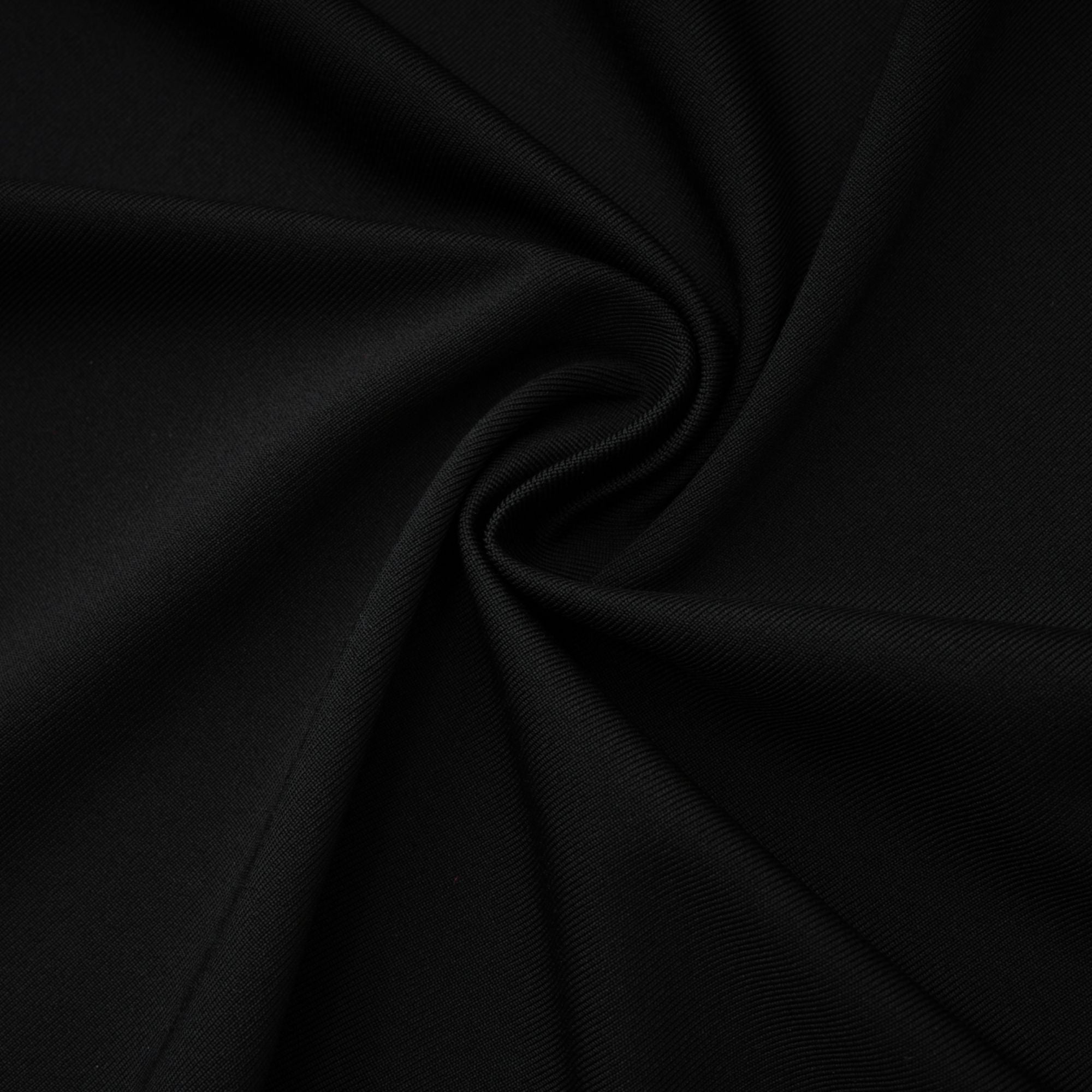 Andrea Schwarzes Minikleid mit Schlüsselloch-Korsett