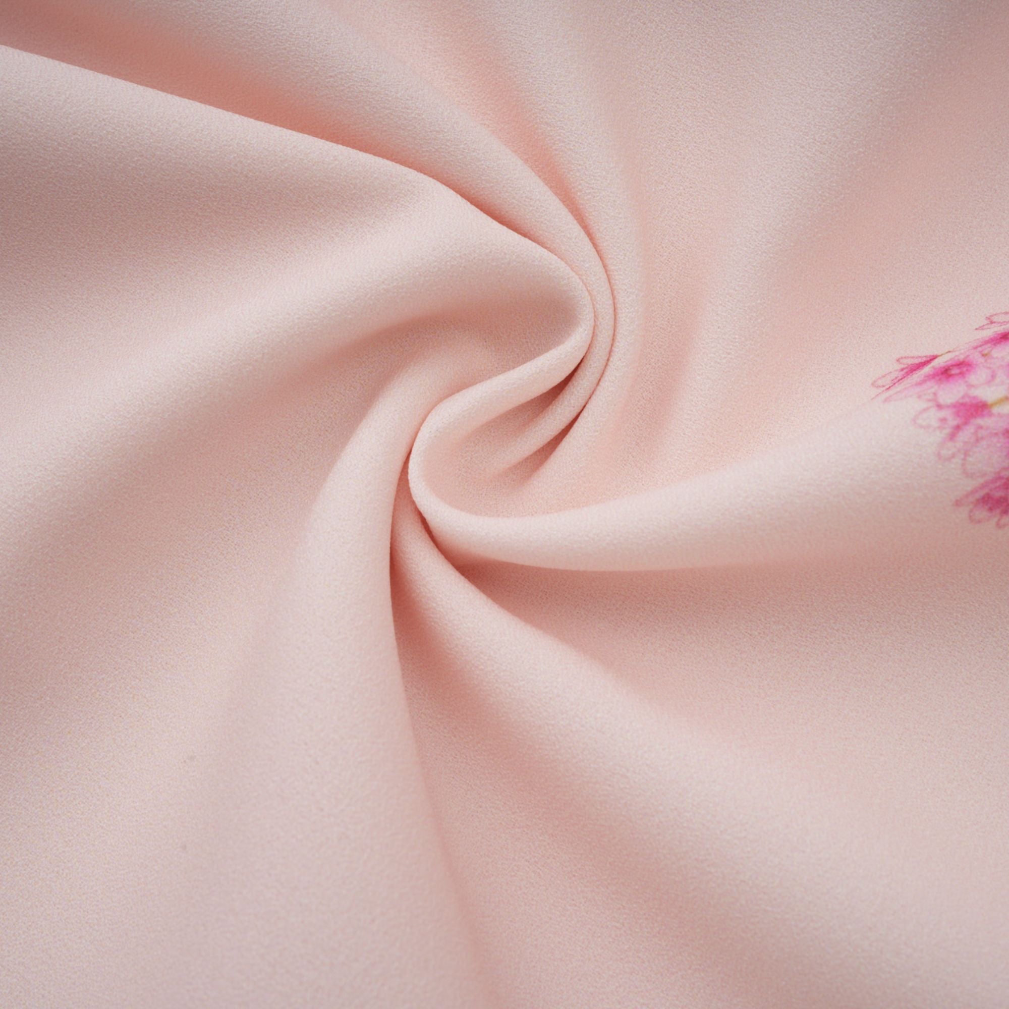 Yvette rosa Midikleid mit Blumendruck