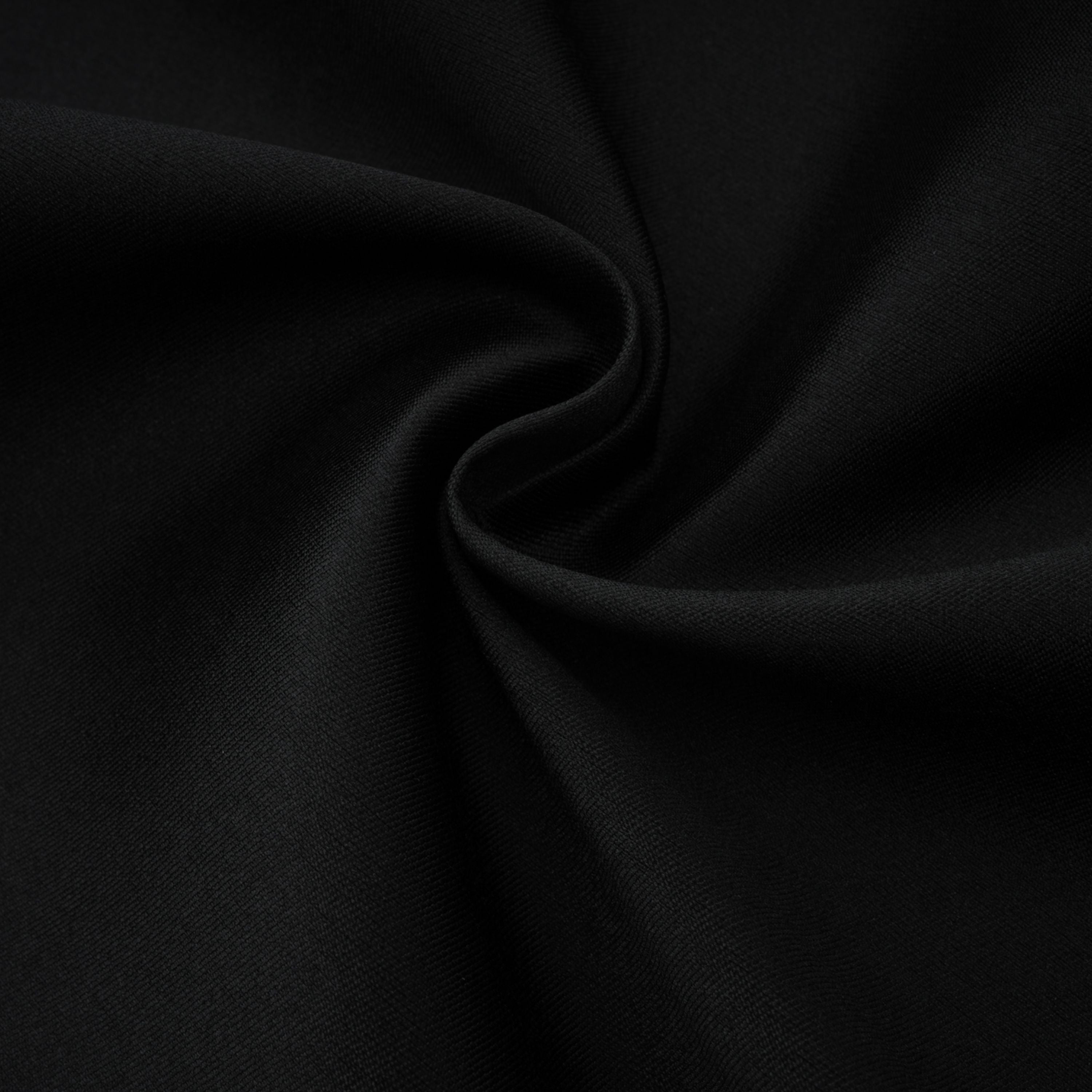 Black Off Shoulder Polished Midi Dress